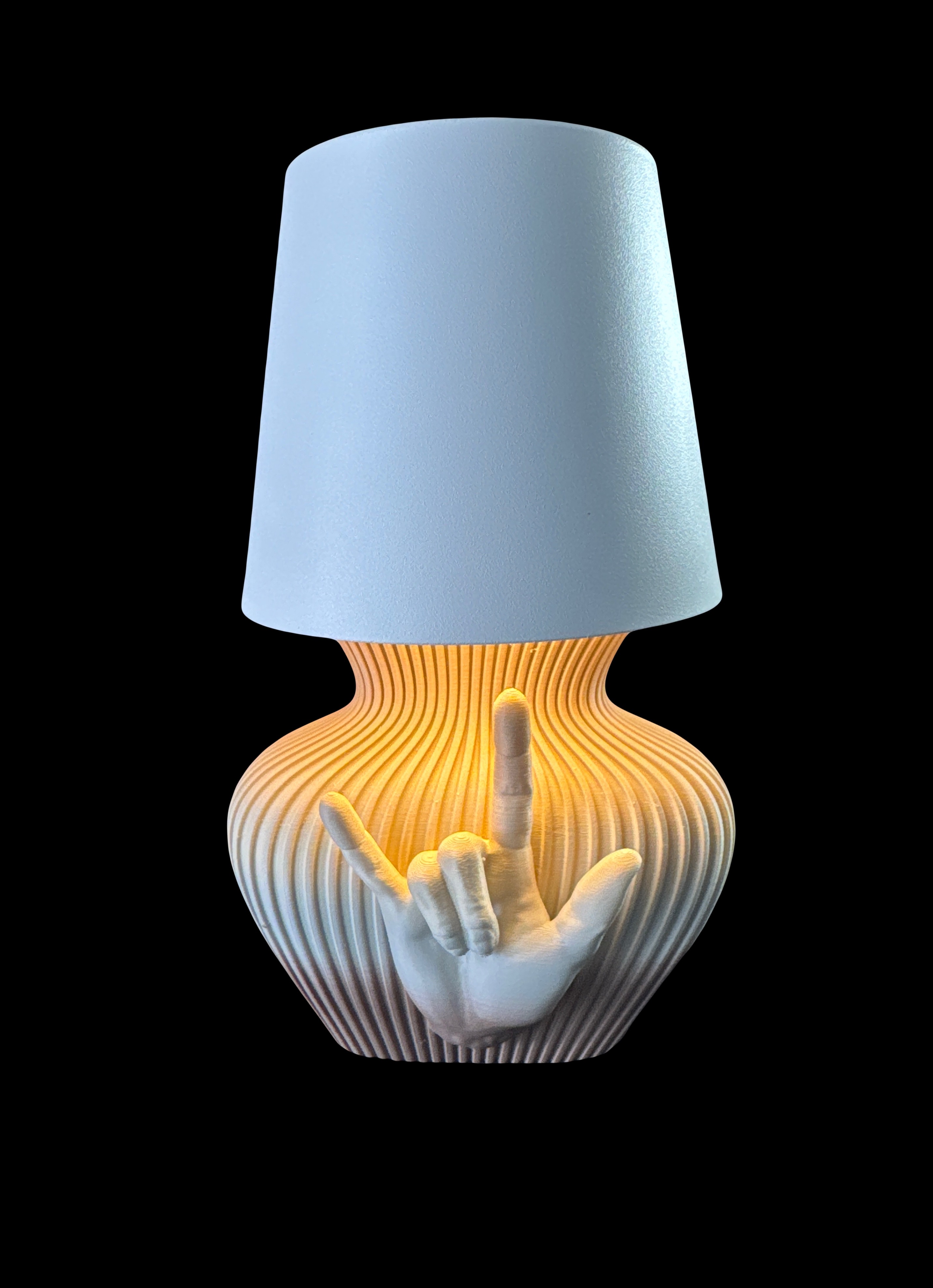  Custom 3D ILY Small Wireless Nightstand Lamp- Dimmable 