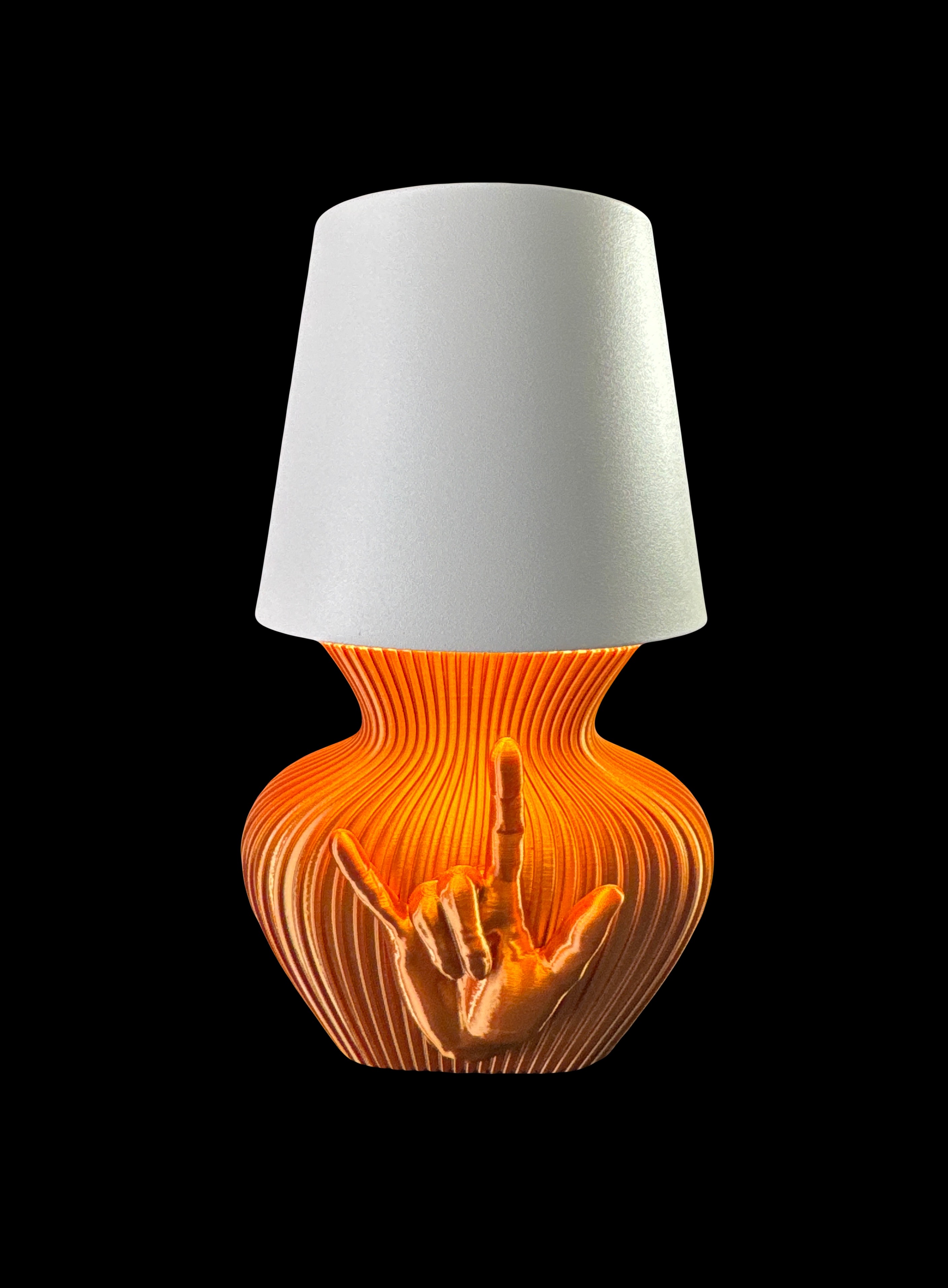  Custom 3D ILY Small Wireless Nightstand Lamp- Dimmable 