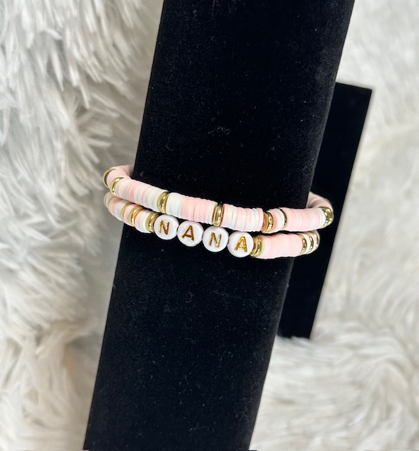 Custom Beaded "Nana" Bracelet