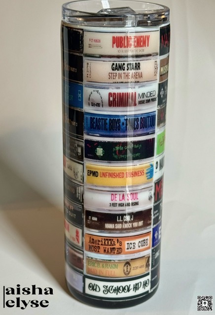 Retro Music 20 oz Skinny Tumbler