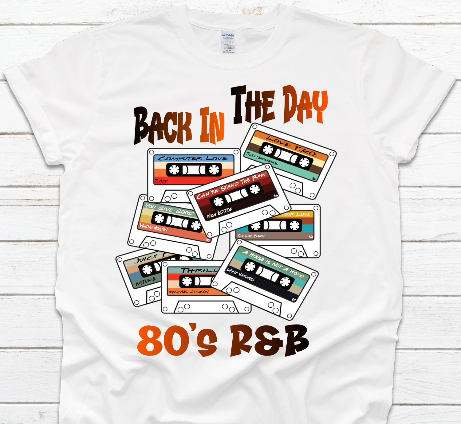 Back In The Day 80's R&B - PNG Digital File