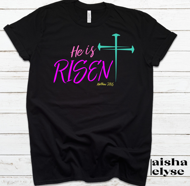 He Is Risen - Pastel - PNG Digital File
