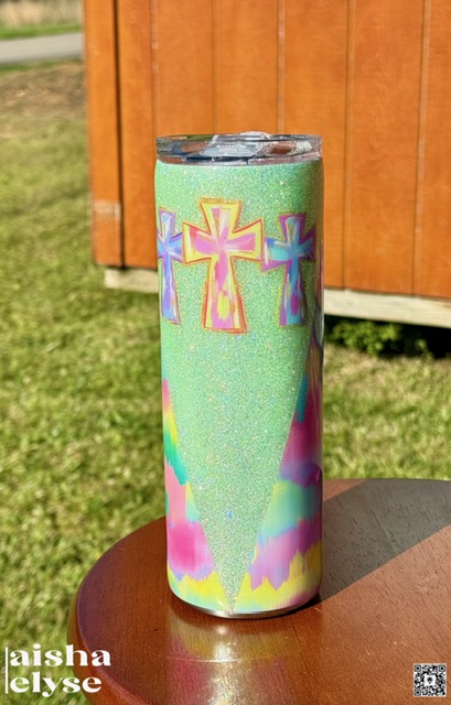 Easter He Is Risen 20 oz Skinny Tumbler