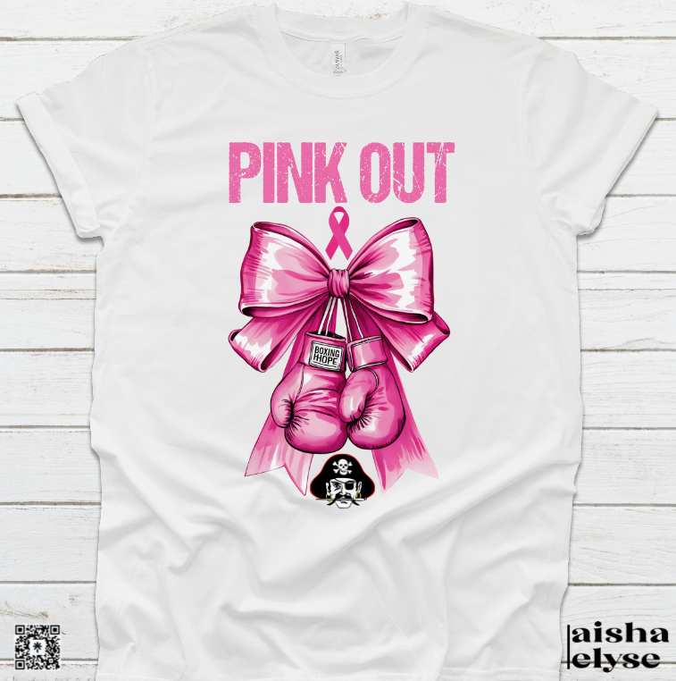 Shannon Red Raiders Pink Out Breast Cancer Awareness T-shirt