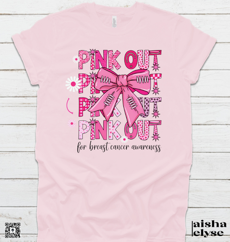 Pink Out Breast Cancer Awareness T-shirt