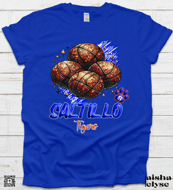 Saltillo Tigers Basketball T-Shirt