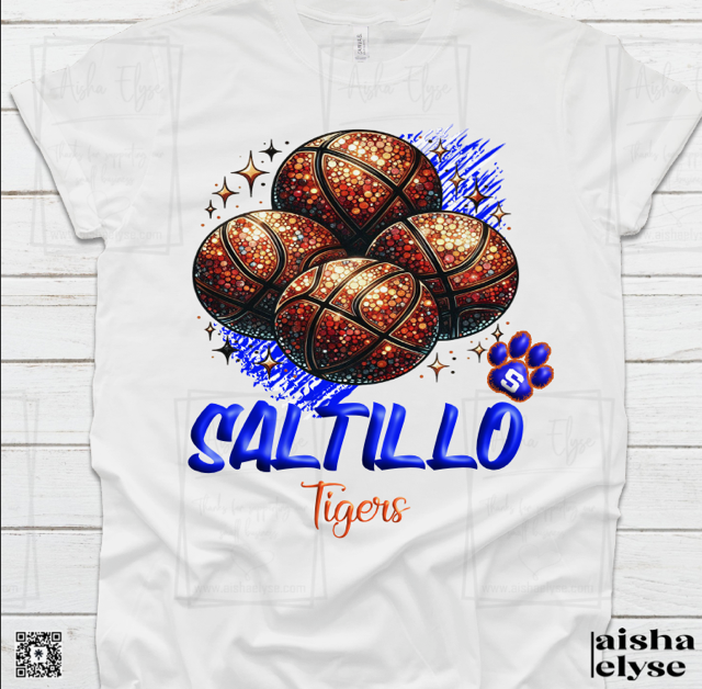 Saltillo Tigers Basketball T-Shirt