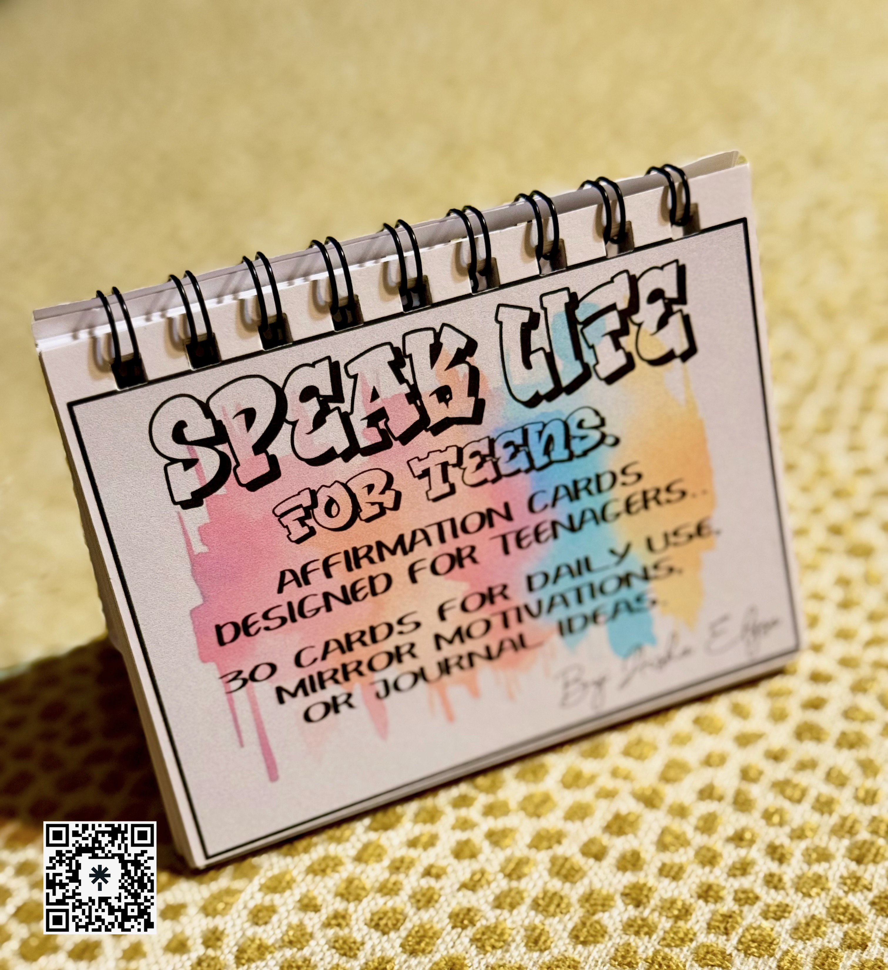 Speak Life for Teens - Affirmation Cards - Desk Flip Book 