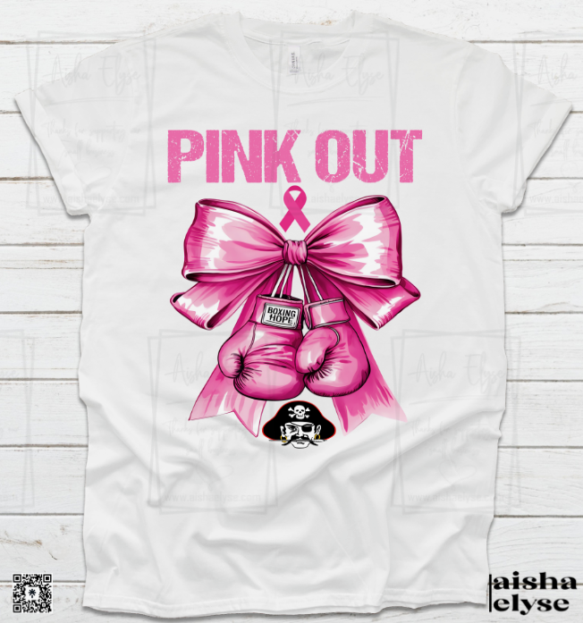 Shannon Red Raiders Pink Out Breast Cancer Awareness T-shirt