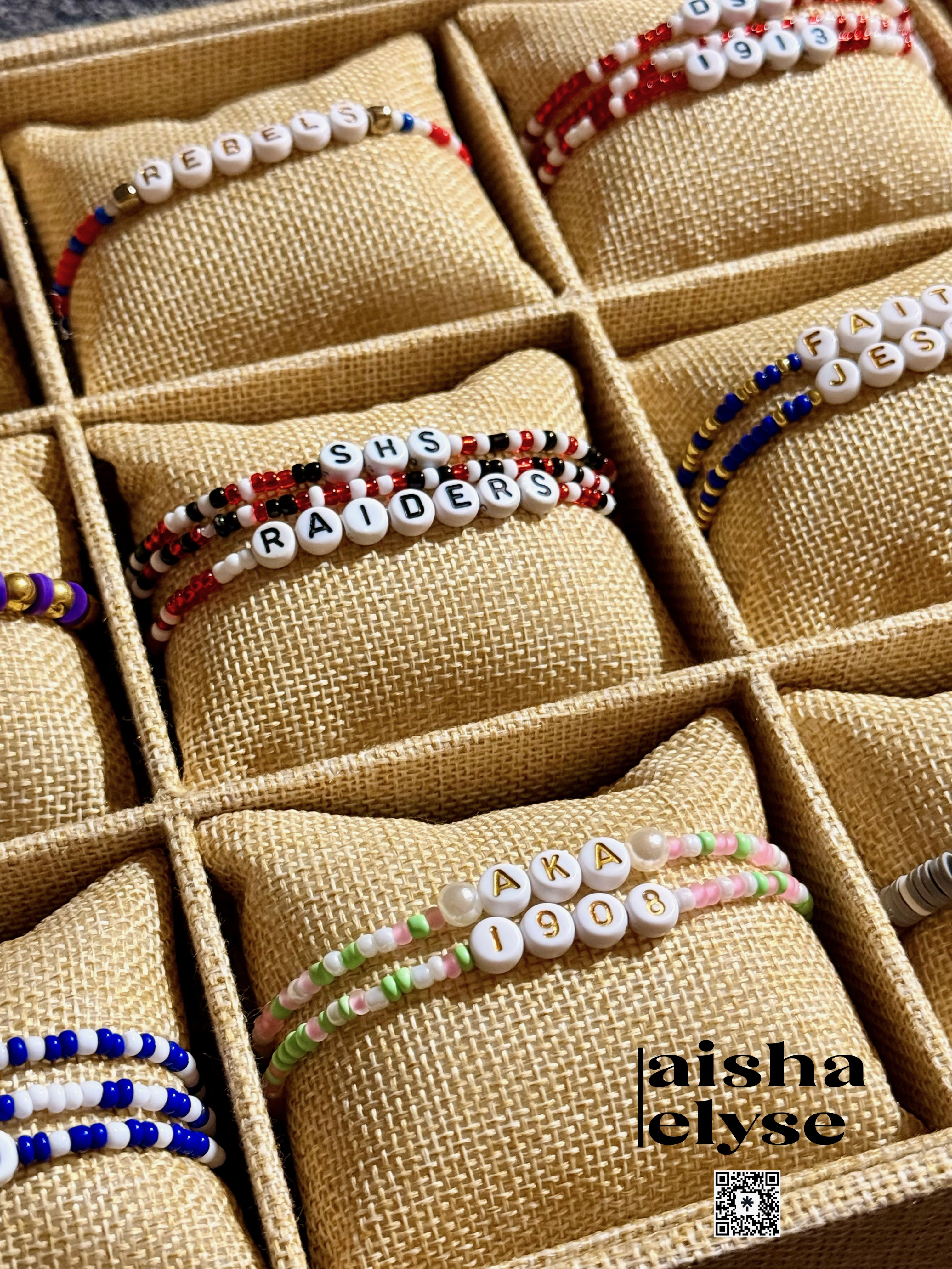 SHS Raiders Beaded Bracelets