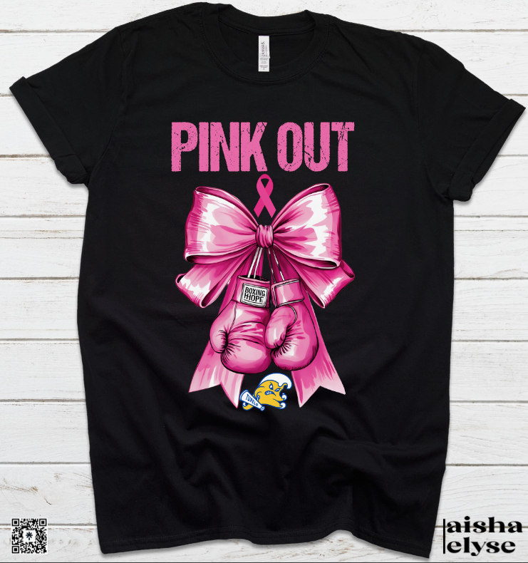 Tupelo Golden Wave Pink Out Breast Cancer Awareness T-Shirt