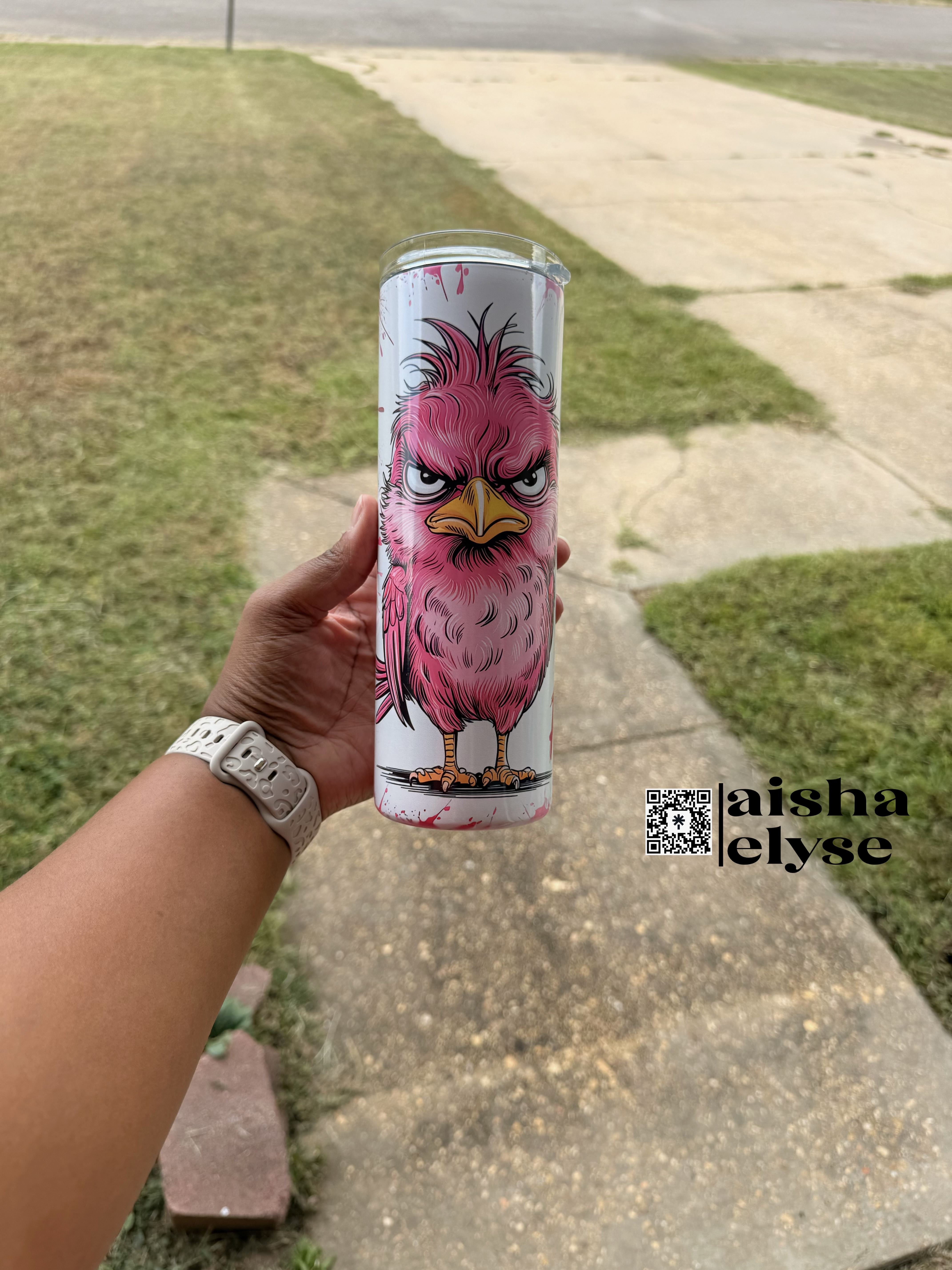 I’m Here, I’m Awake, Don’t Push it -20 oz Tumbler 