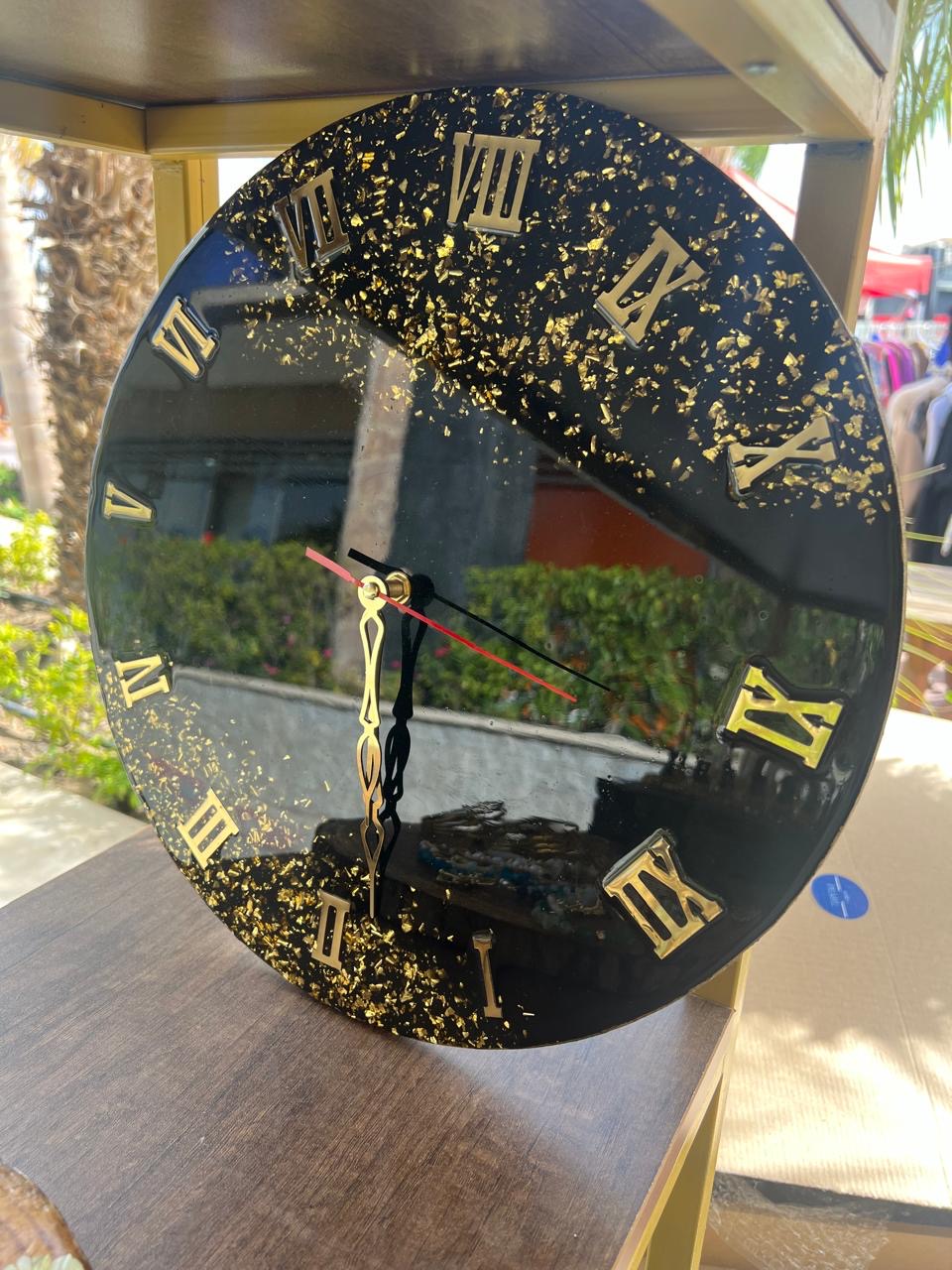 Black and Gold Clock