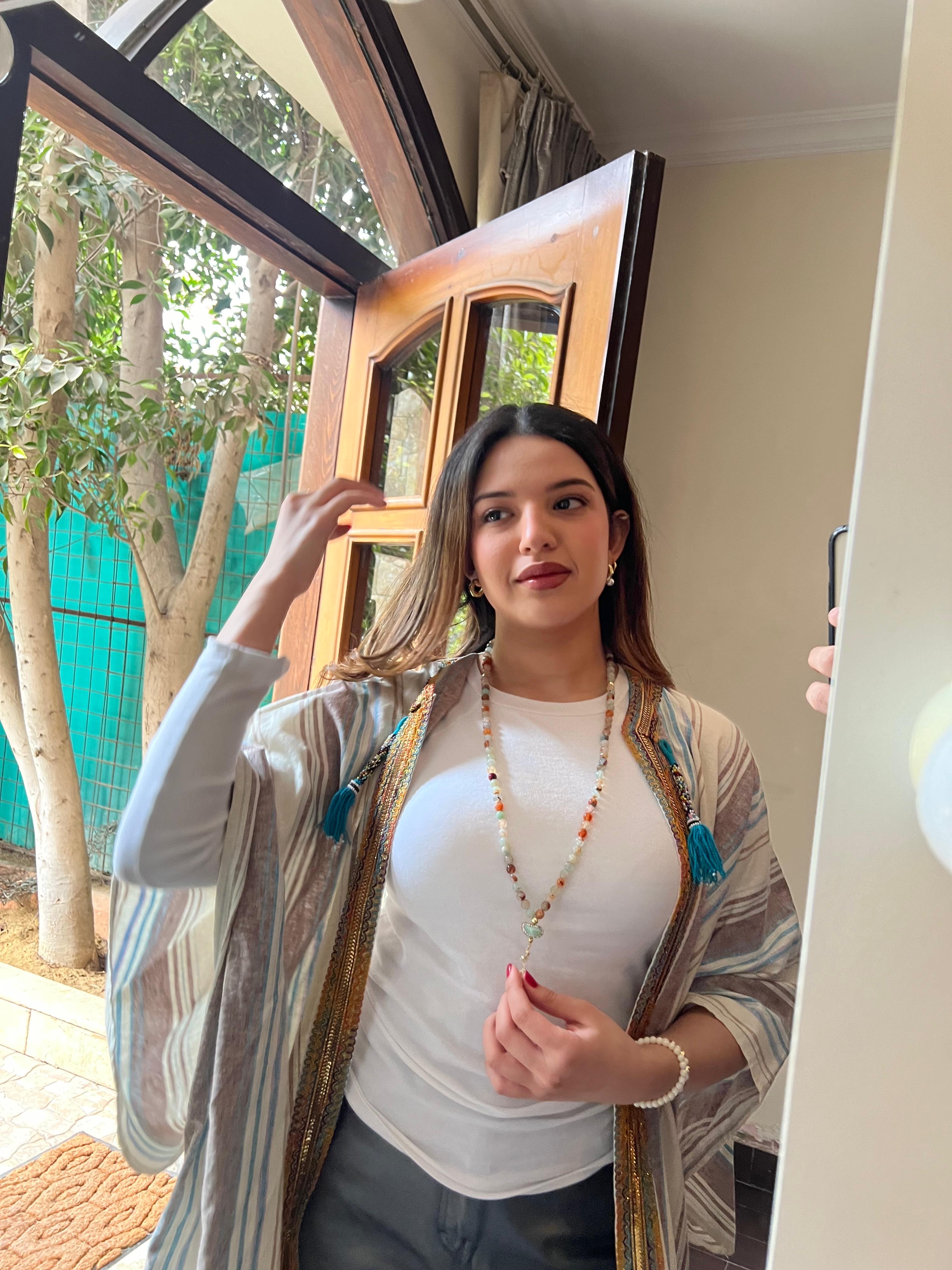 Necklace/سبحة   Vintage-Agate 