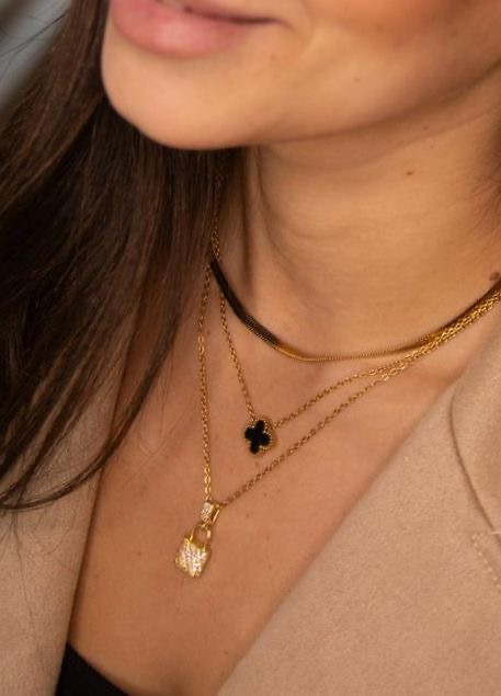 Gold stainless steel necklaces