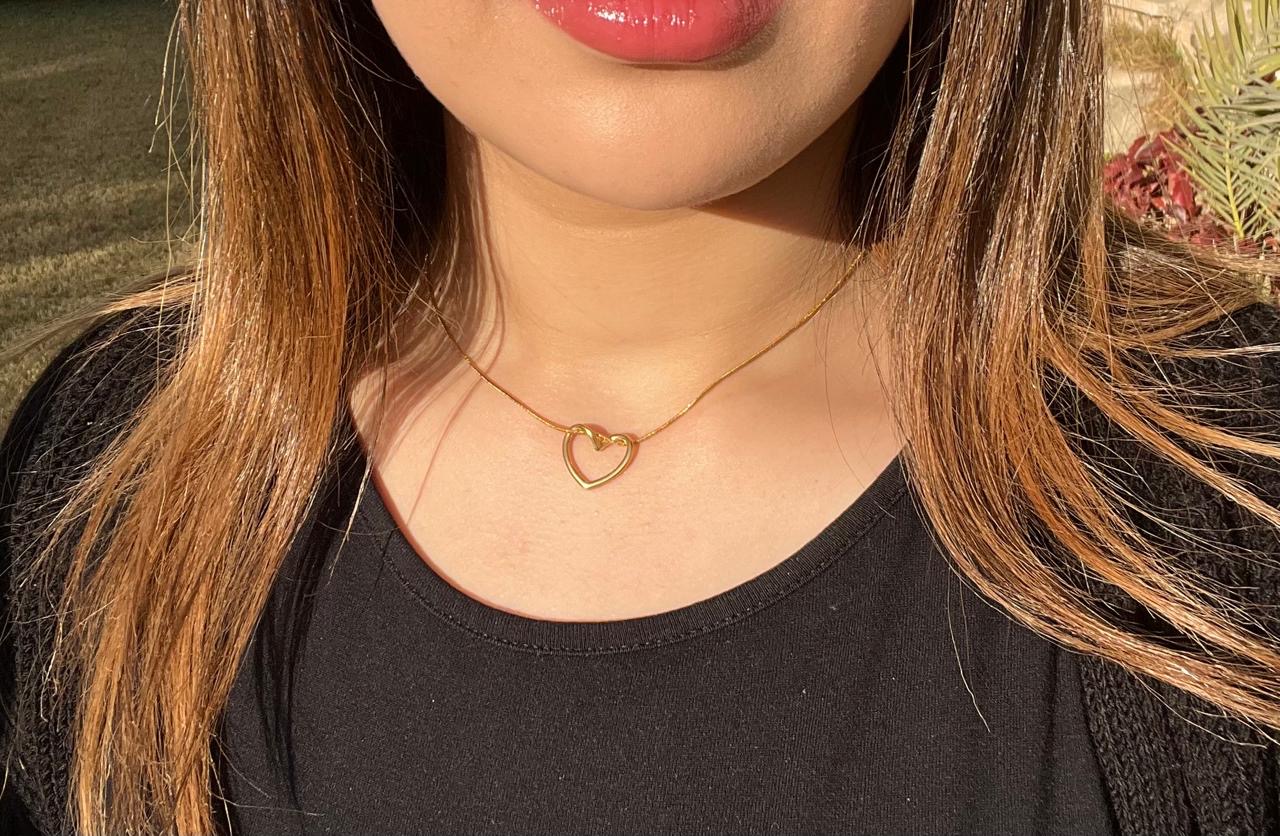 Ava’s heart necklace