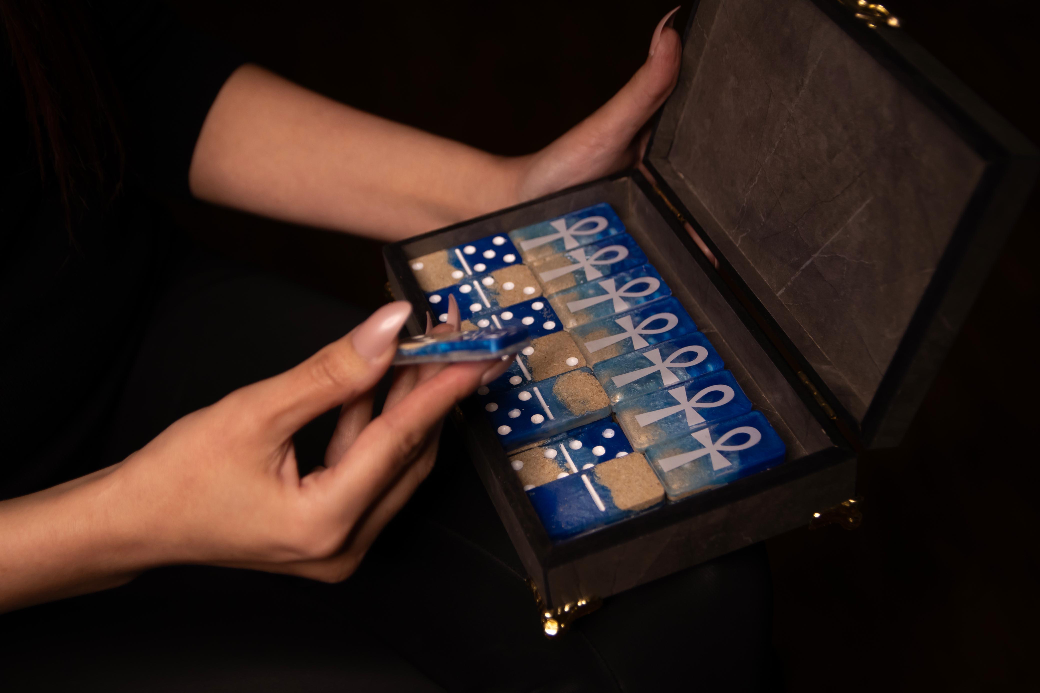 Ocean domino and key of life 