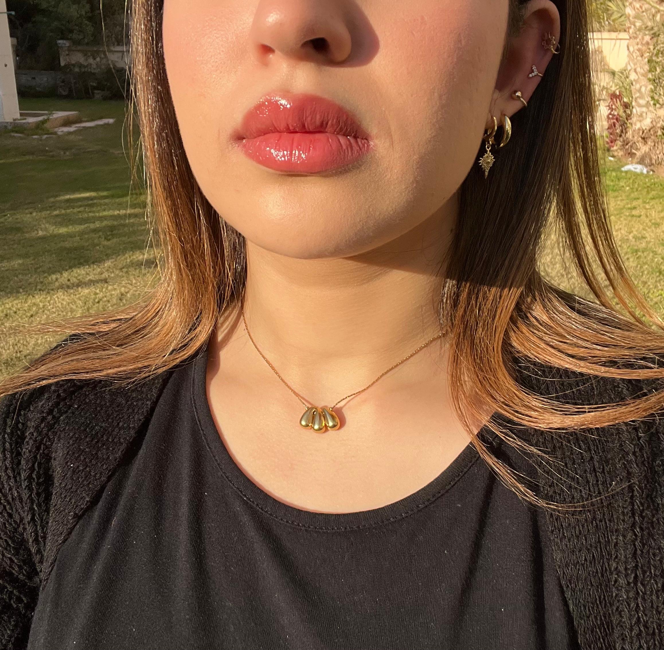 Bold drop necklace