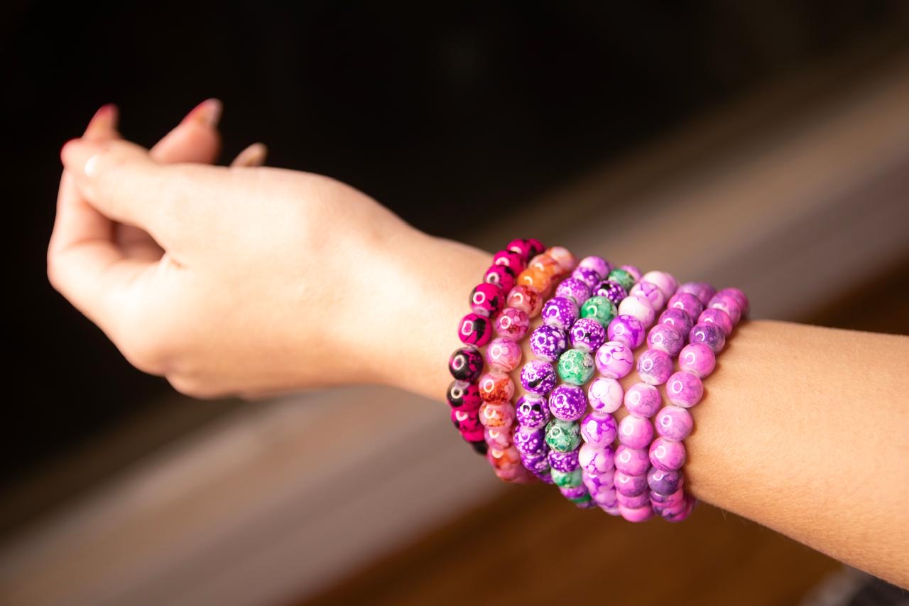 Colourful bracelets 