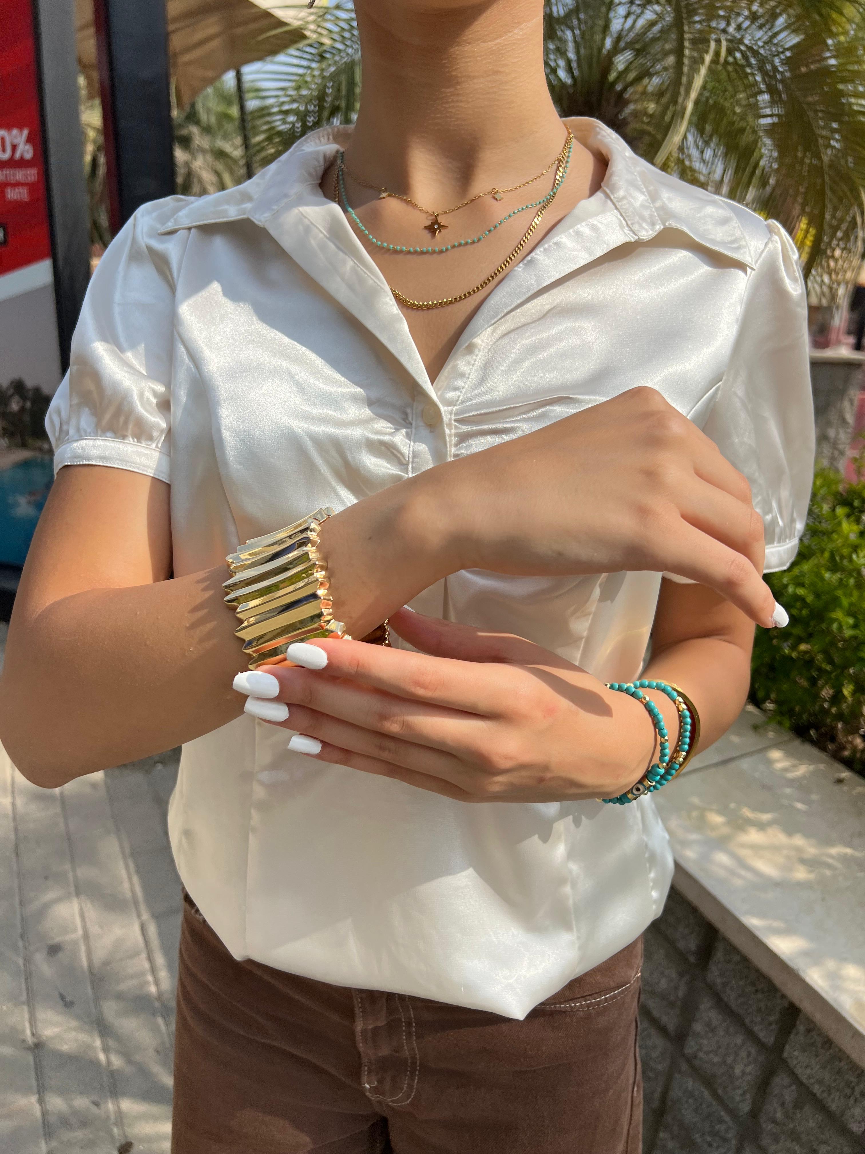 Gold Geometric Bracelet