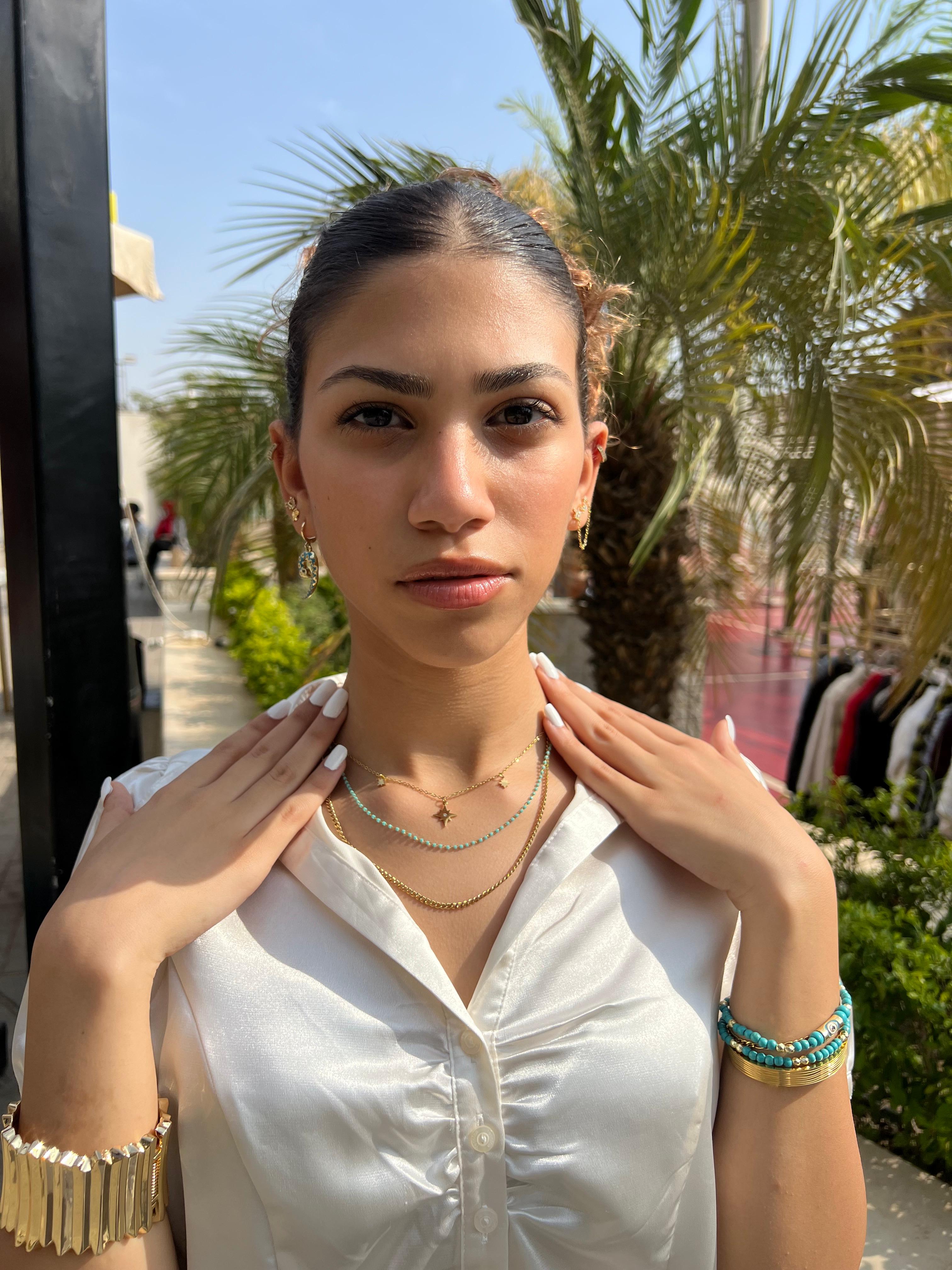 Gold-Tone Layered Necklace Set