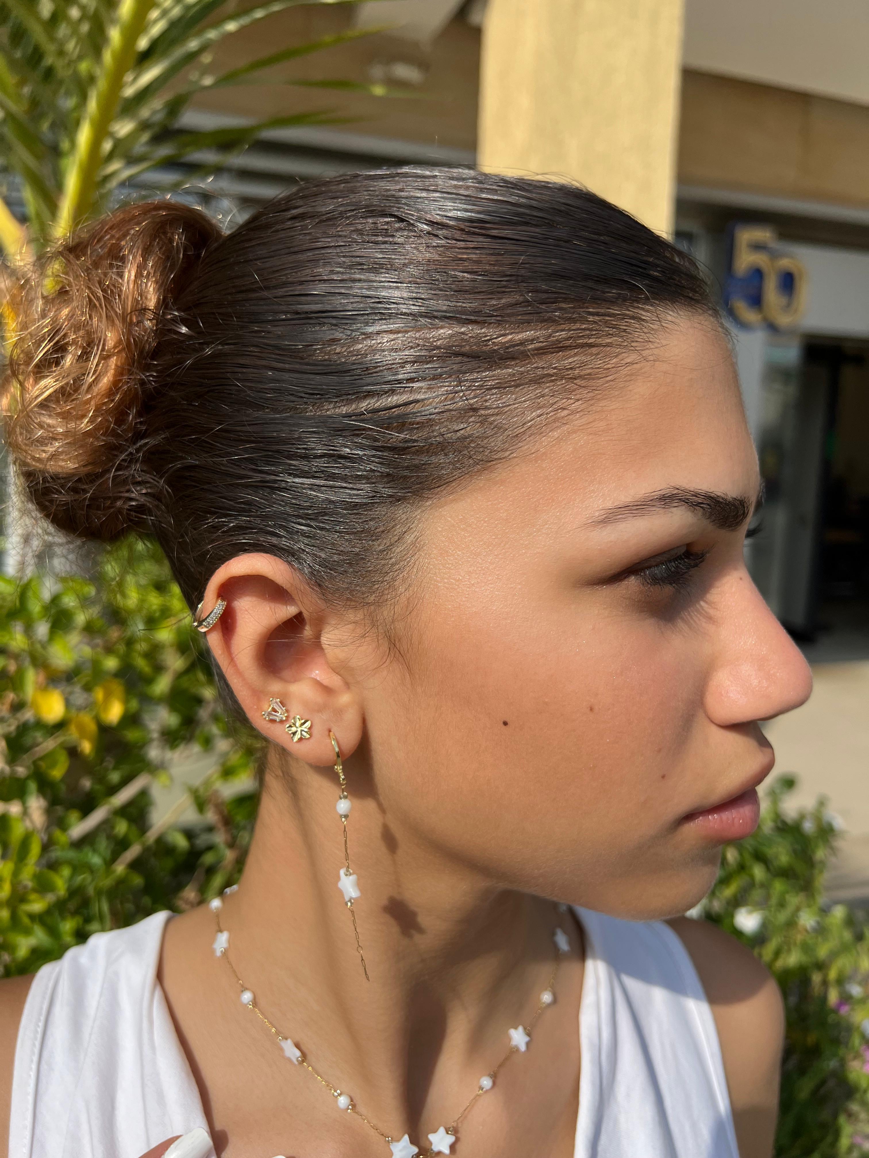 Elegant Gold star Earring