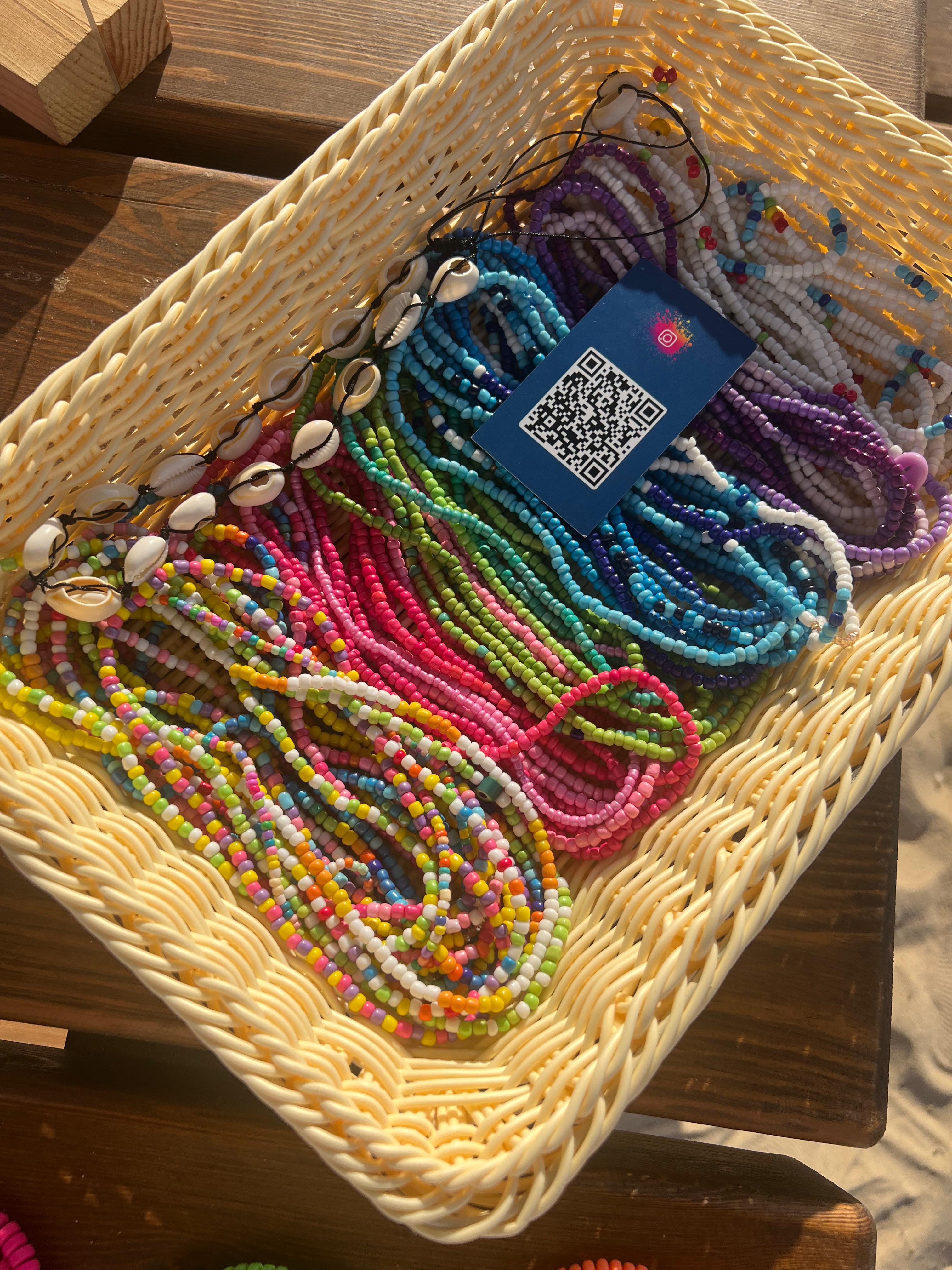 colorful necklaces