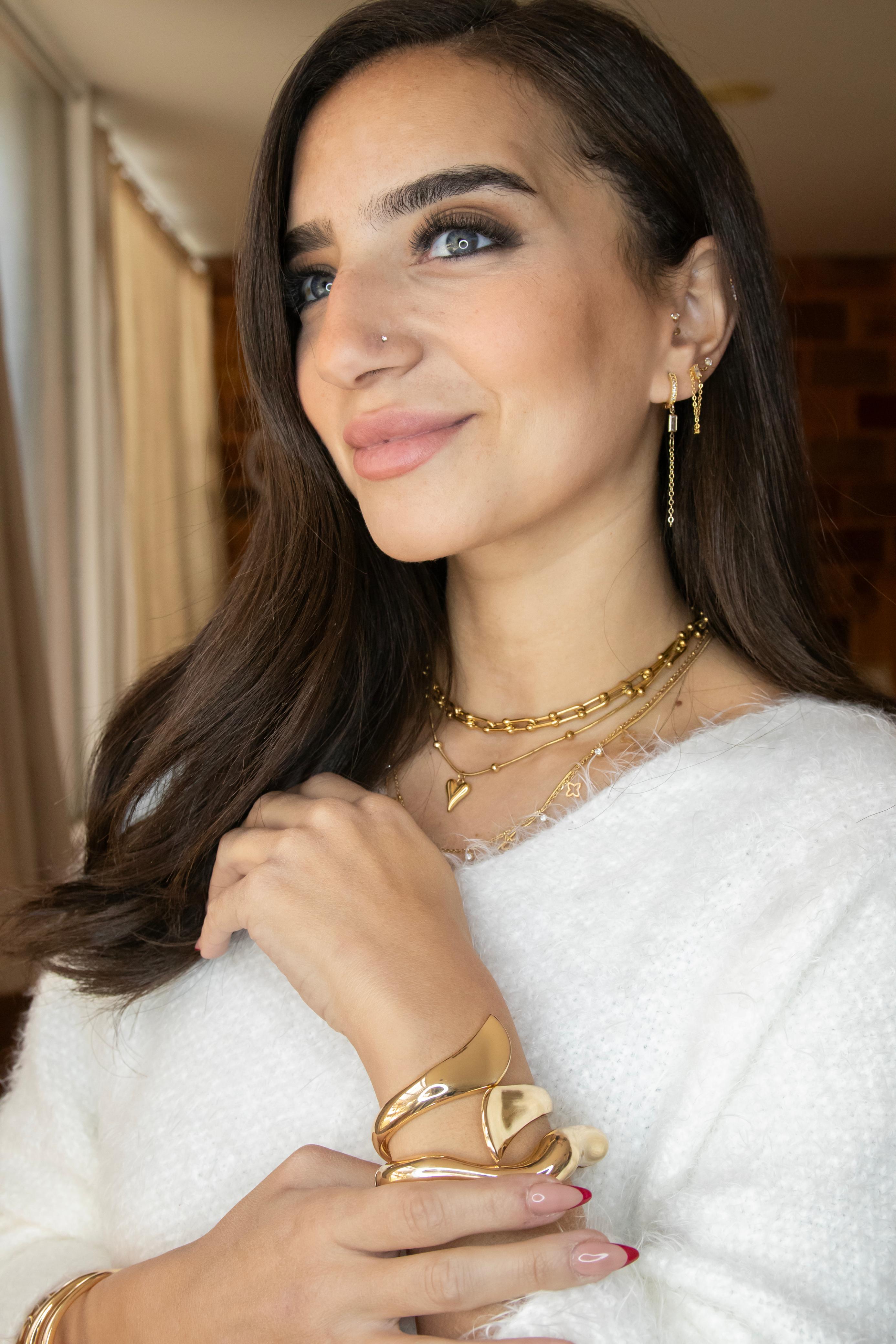 Wave cuff Chunky bangles
