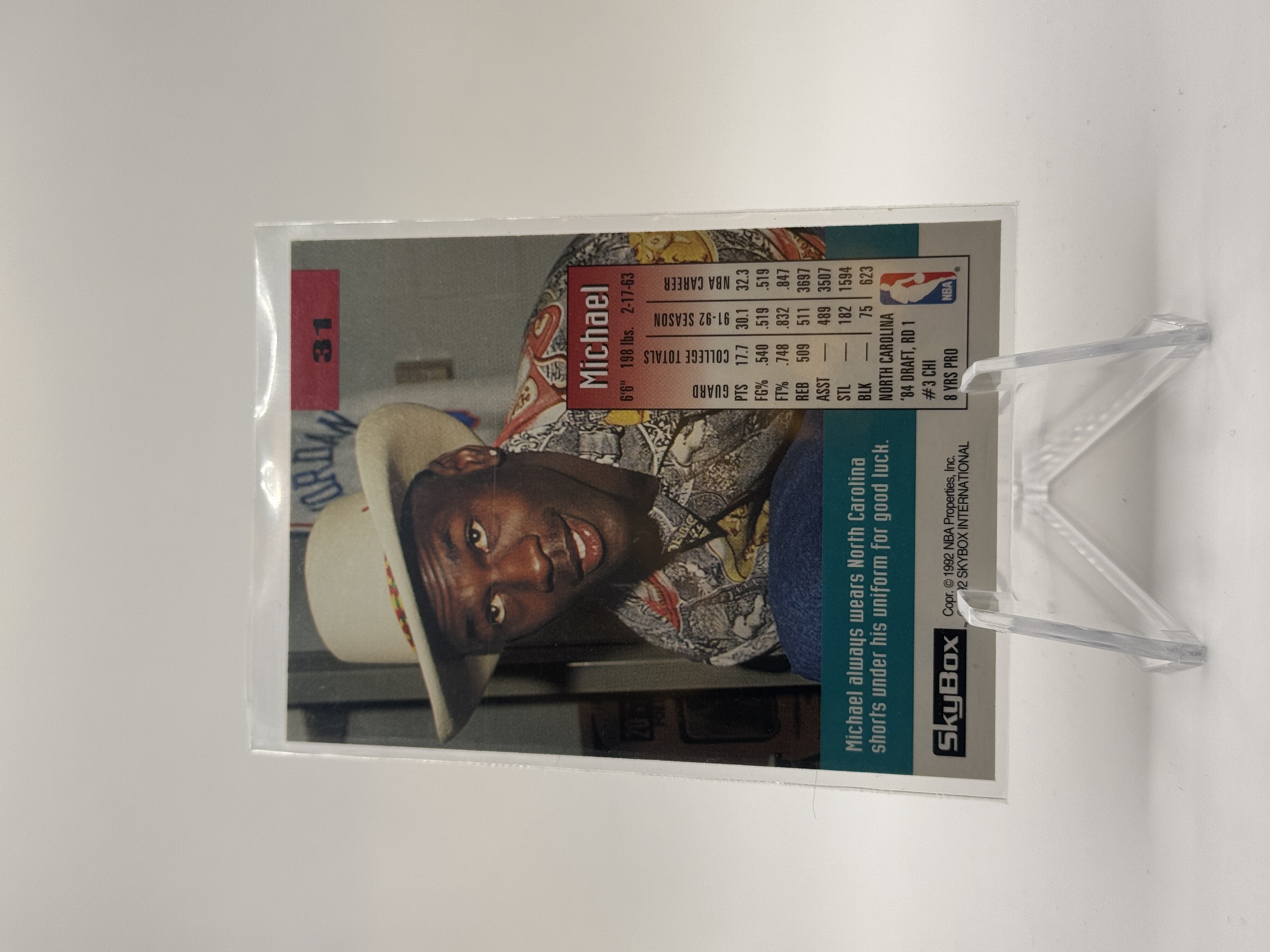 Michael Jordan #31 1992-93 Skybox