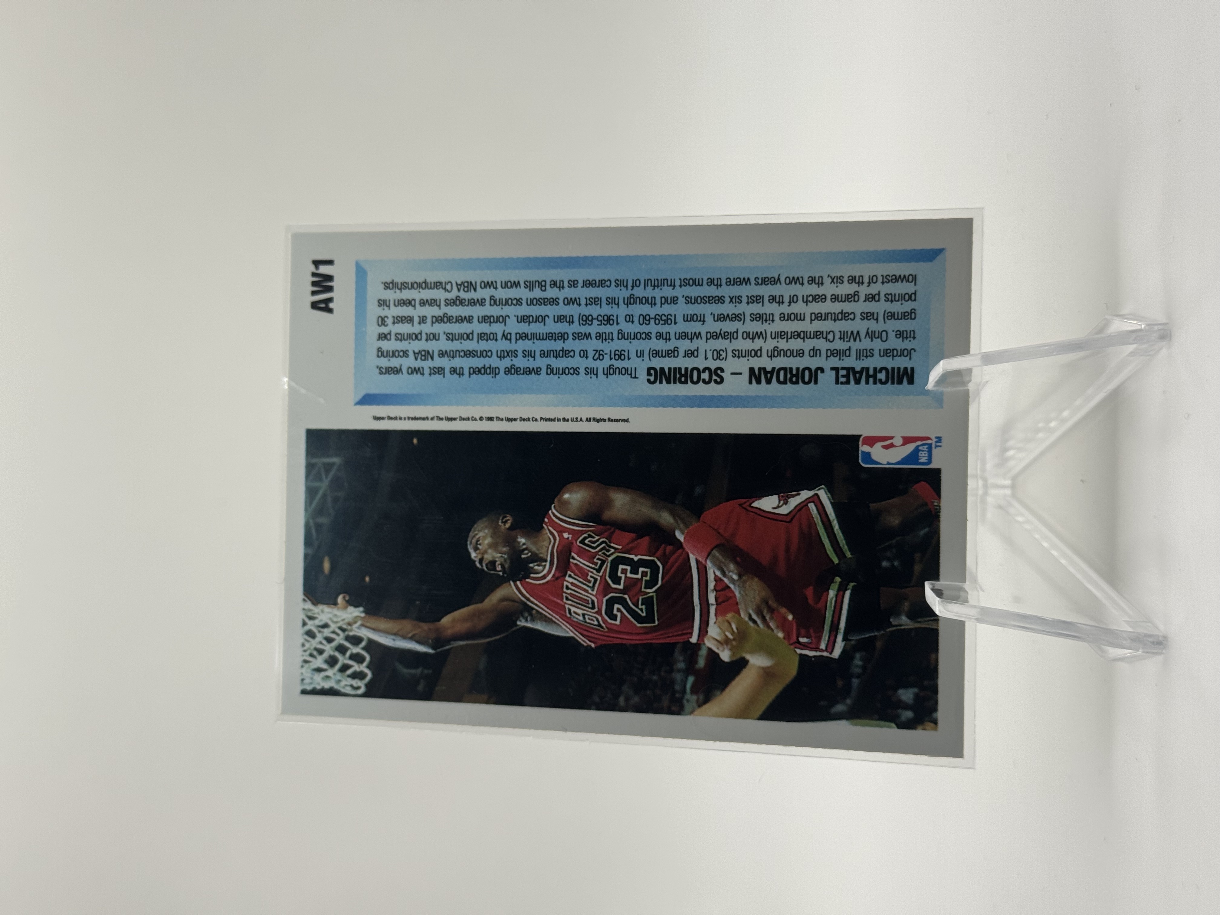Michael Jordan 1992-93 Upper Deck #AW1