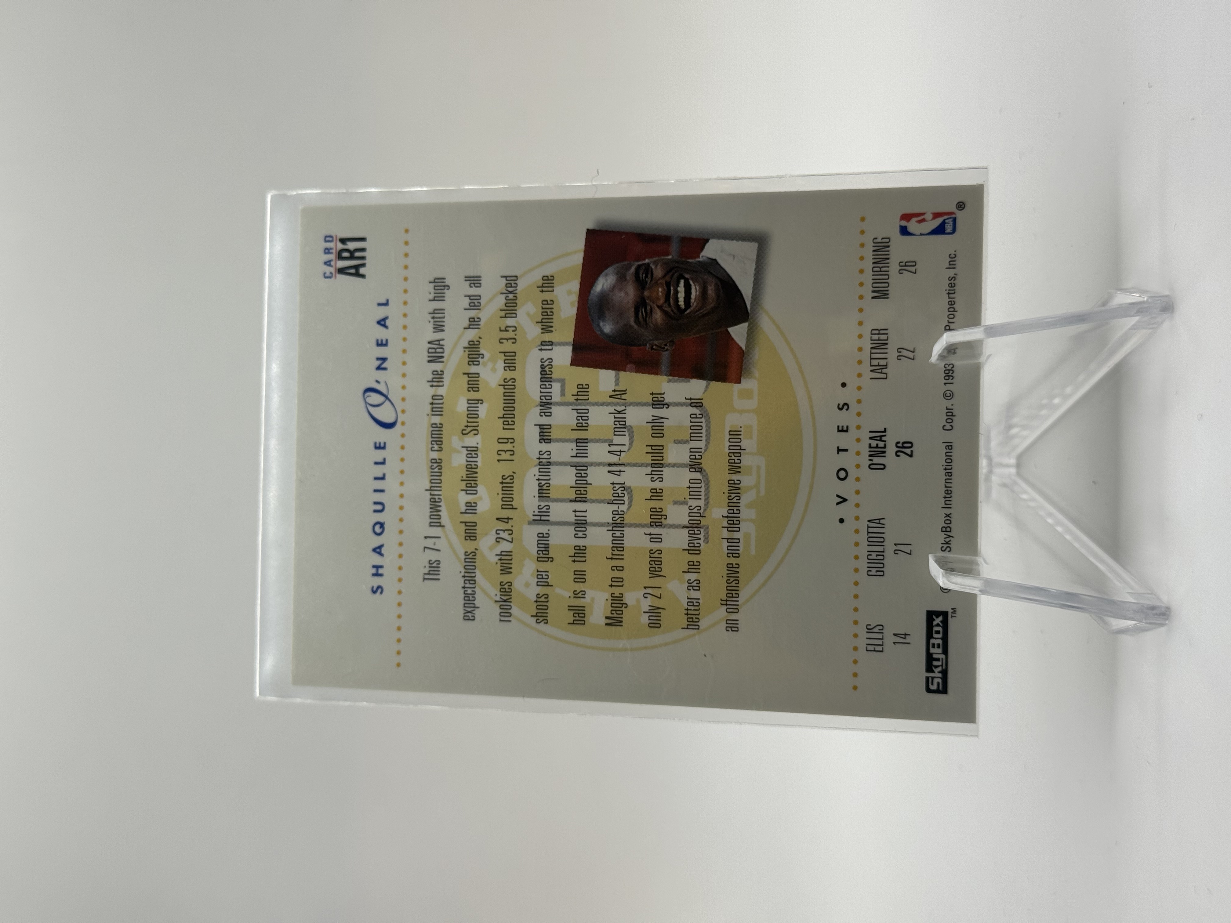 Shaquille O'Neal - 1993-94 SkyBox NBA All-Rookie Team #AR1