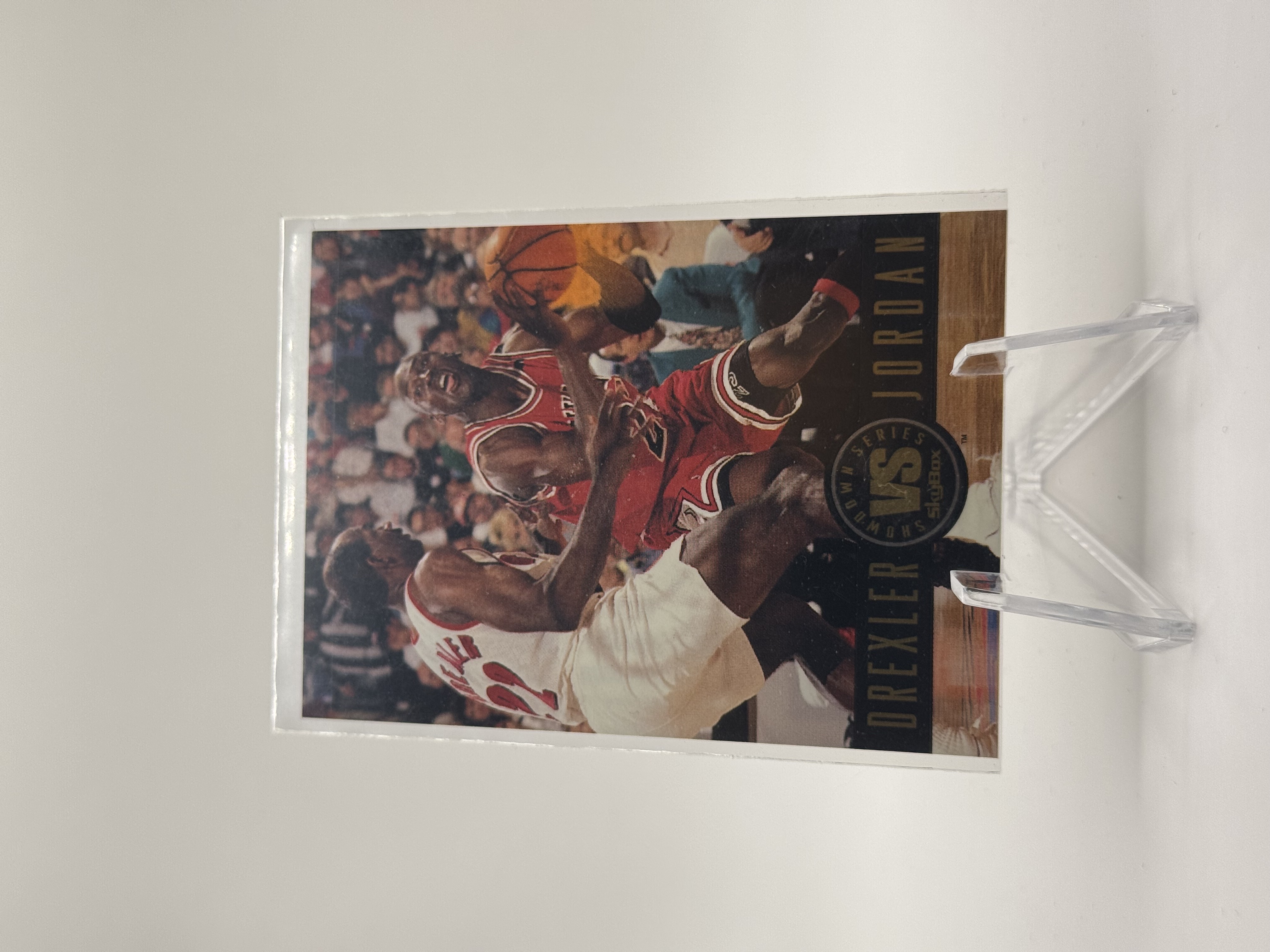 Michael Jordan 1993-94 Skybox Showdown Series VS Clyde Drexler #SS11