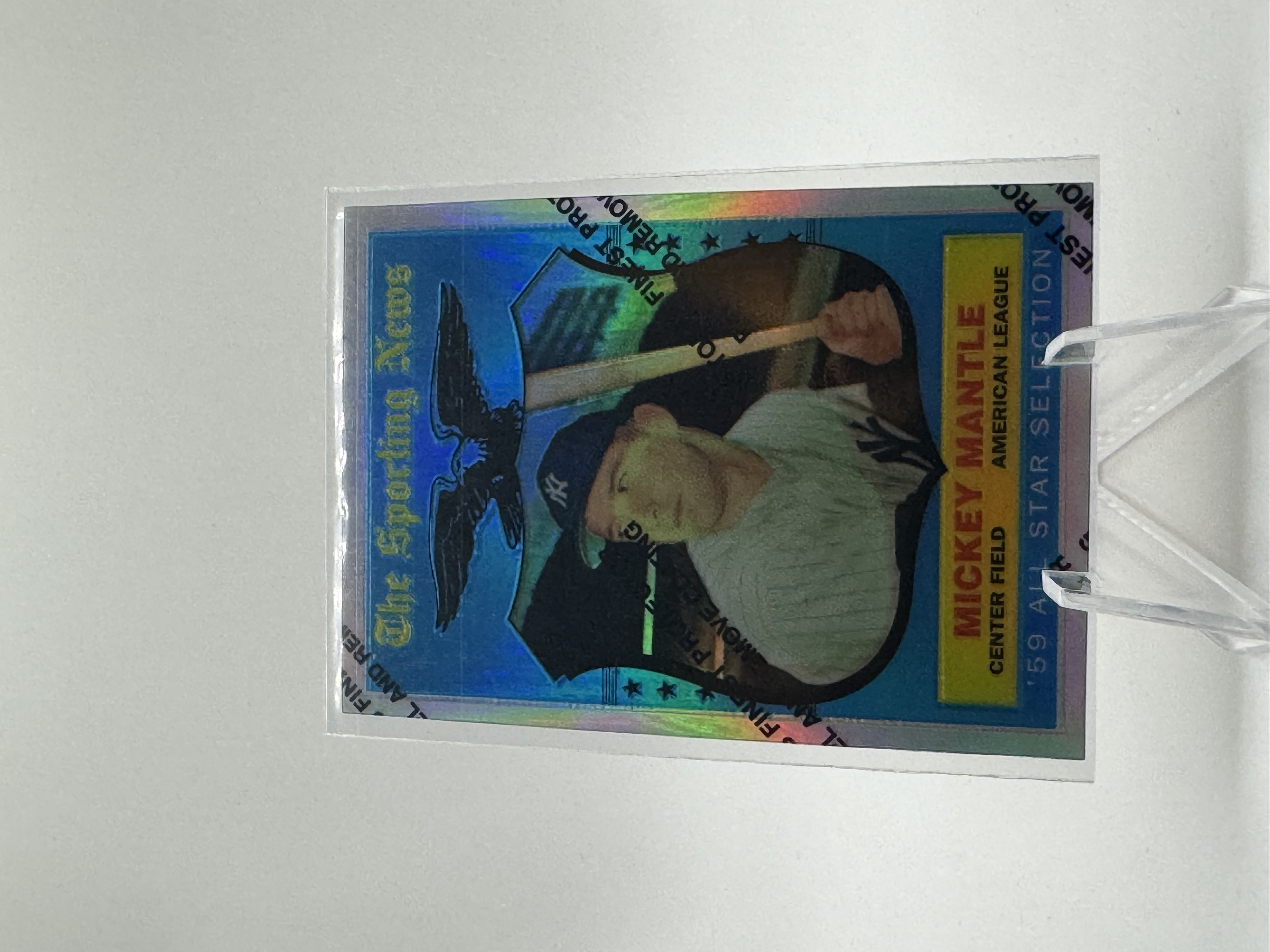 Mickey Mantle - 1997 Topps The Sporting News Refractor #564