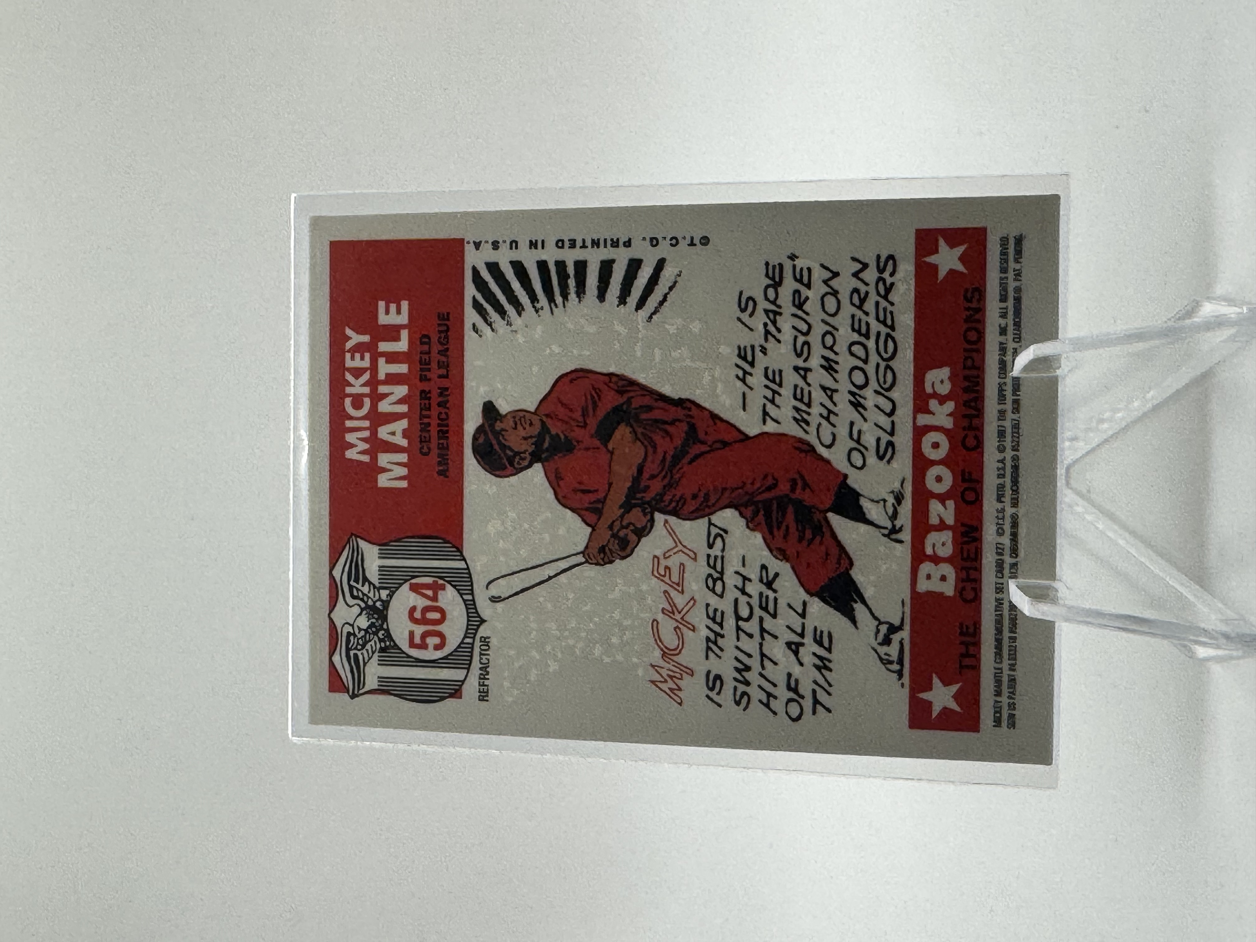 Mickey Mantle - 1997 Topps The Sporting News Refractor #564