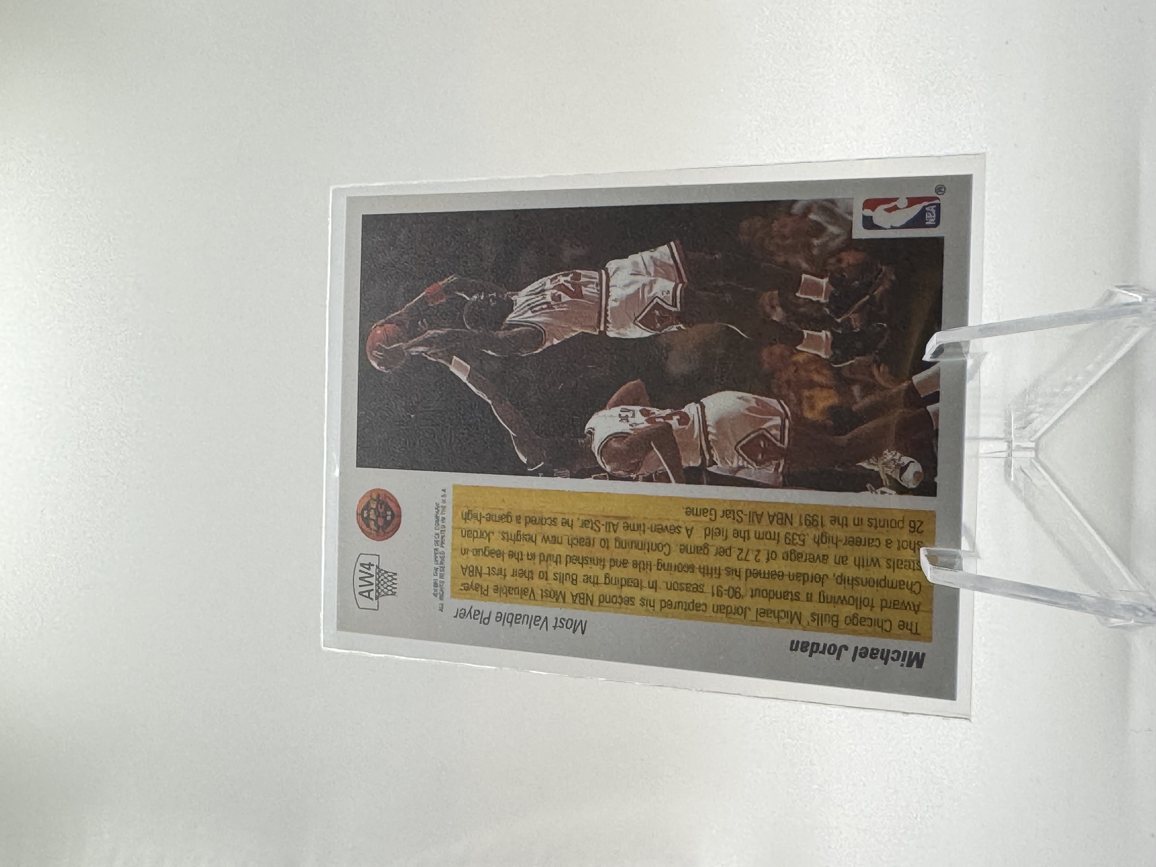 Michael Jordan 1991 Hologram #AW4