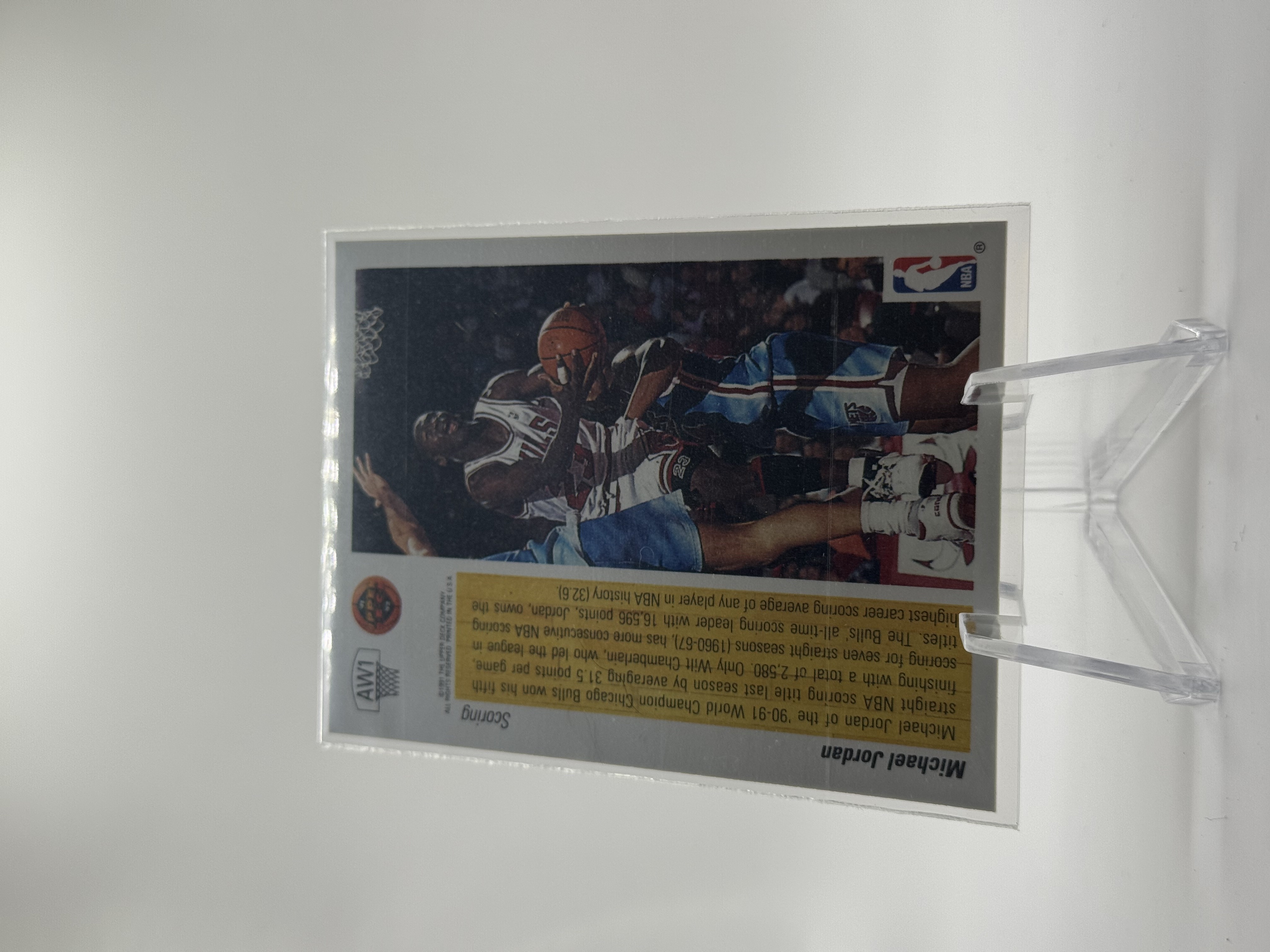 Michael Jordan 1991 Hologram #AW1