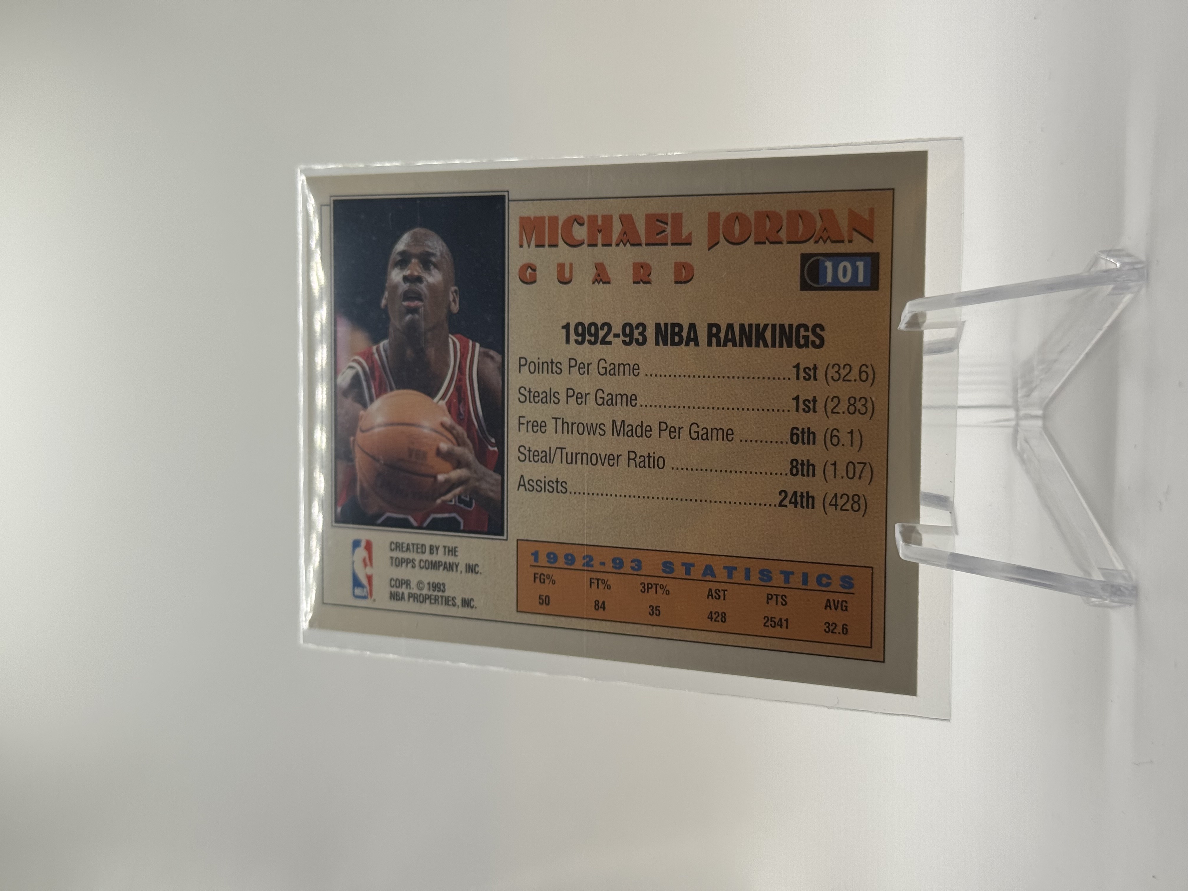 Michael Jordan Topps GOLD 1993-94 Card #101