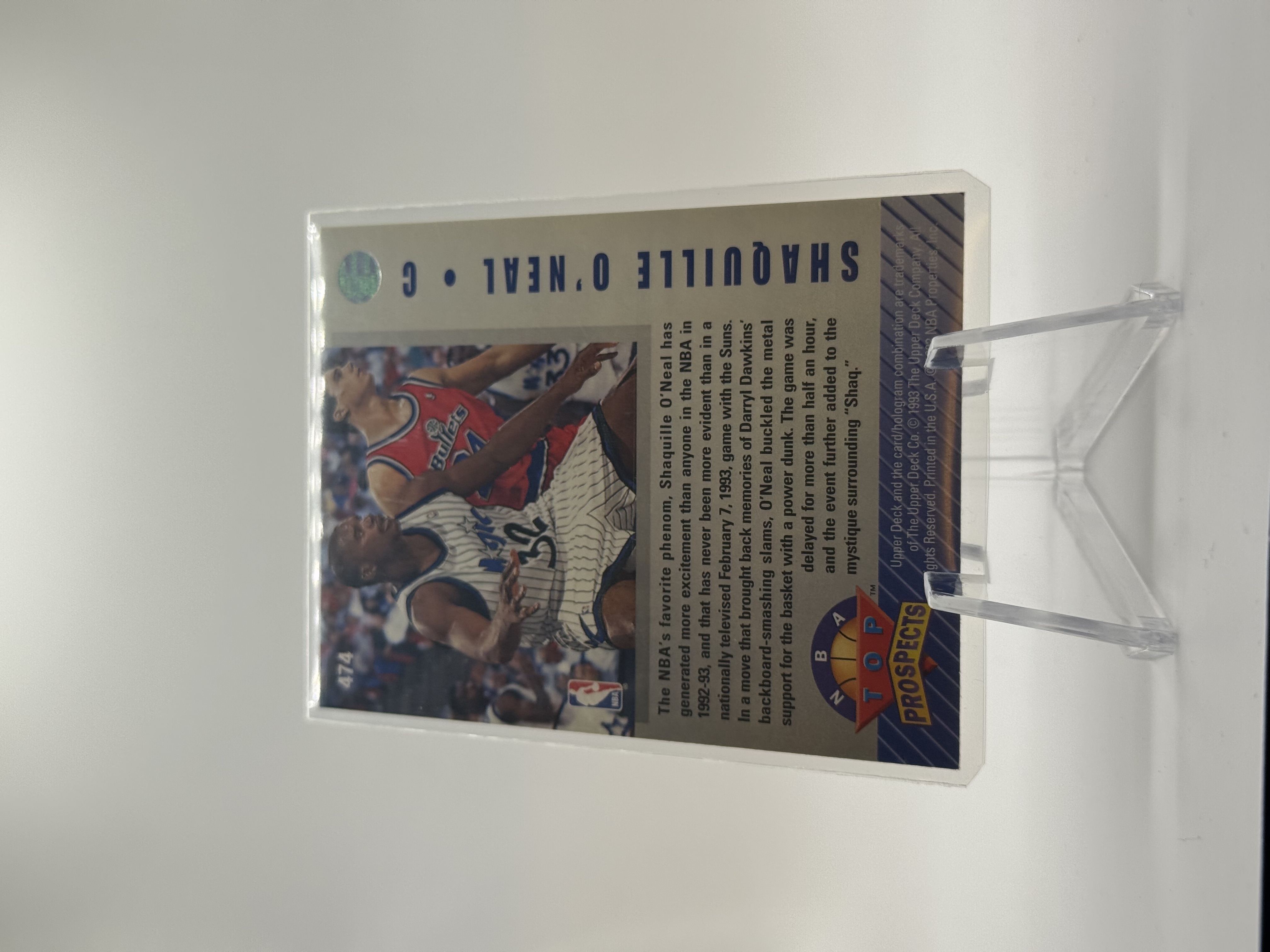 Shaquille O'Neal Rookie - 1992-93 Upper Deck #474