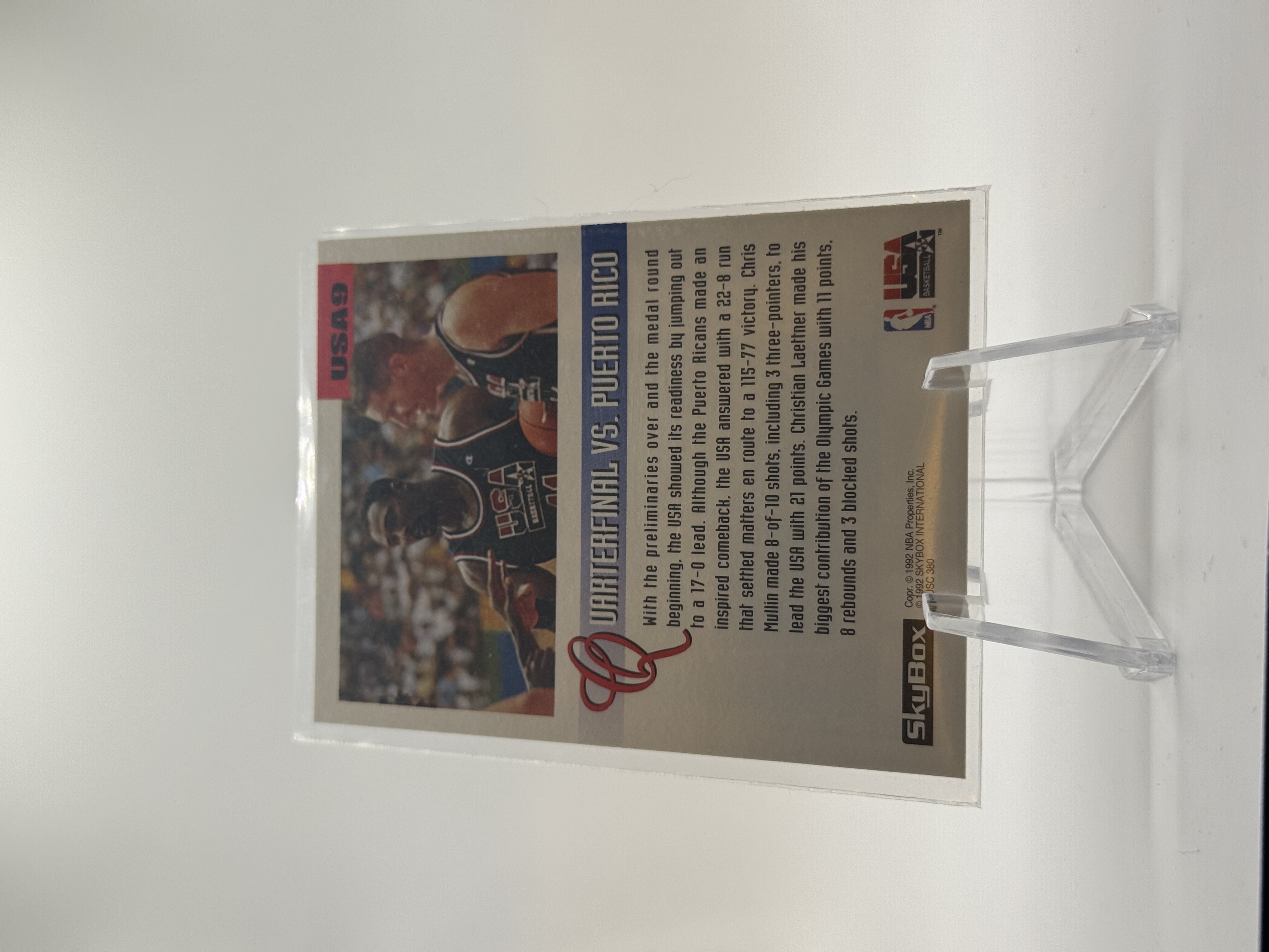 Christian Laettner ROOKIE CARD The Road to Gold 1992 Skybox