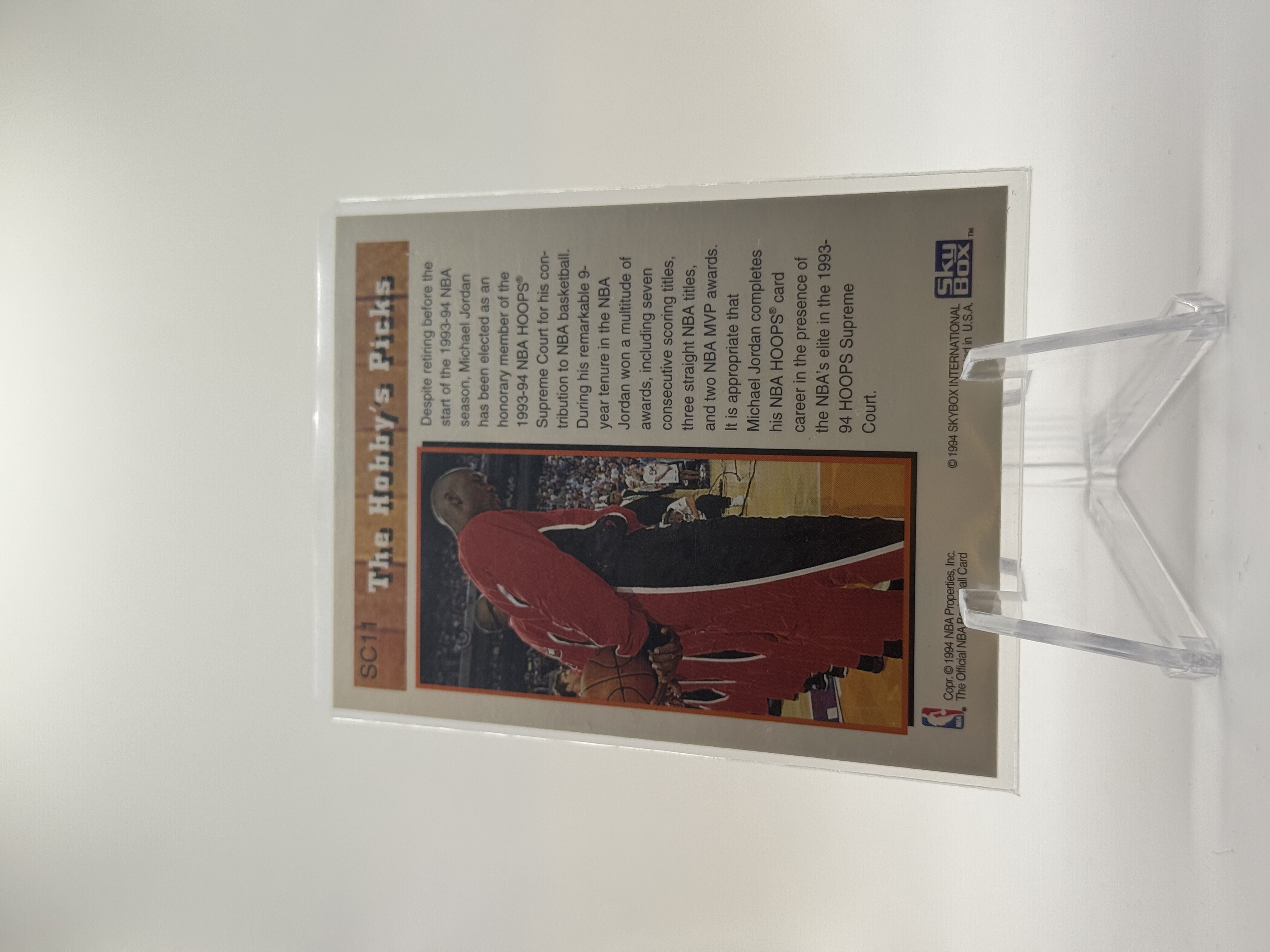 Michael Jordan #SC11 - 1993-94 NBA Hoops