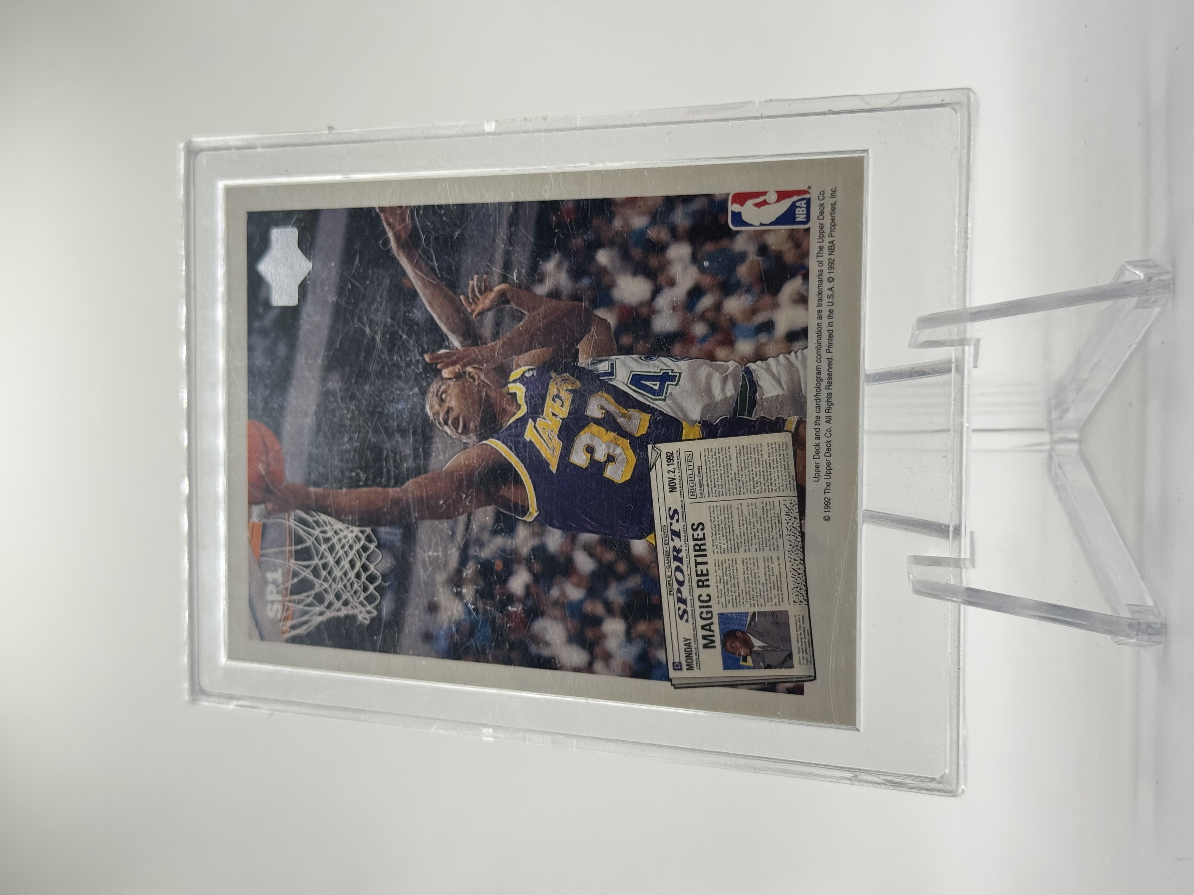 Larry Bird/Magic Johnson Retirement - 1992-93 Upper Deck #SP1