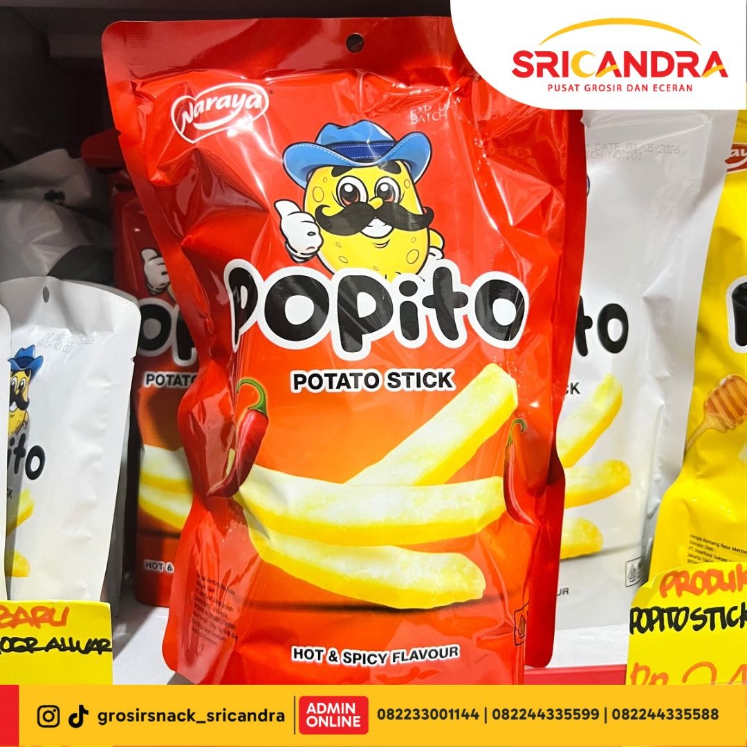 Popito Stick Hot Spicy 100gr