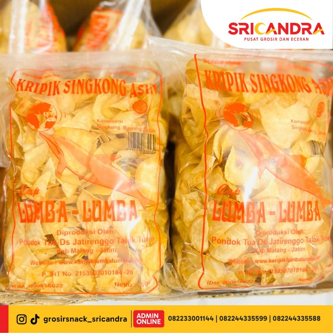 Lumba Lumba Singkong Asin 500gr