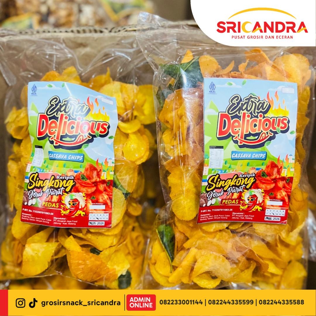 Delicious Singkong Pedas Dj 400gr