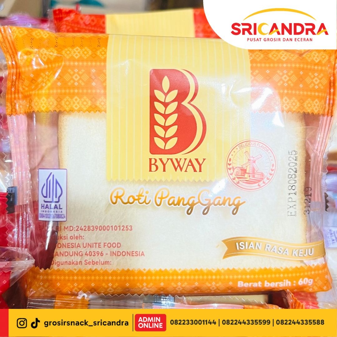 Byway Roti Panggang Keju 60gr