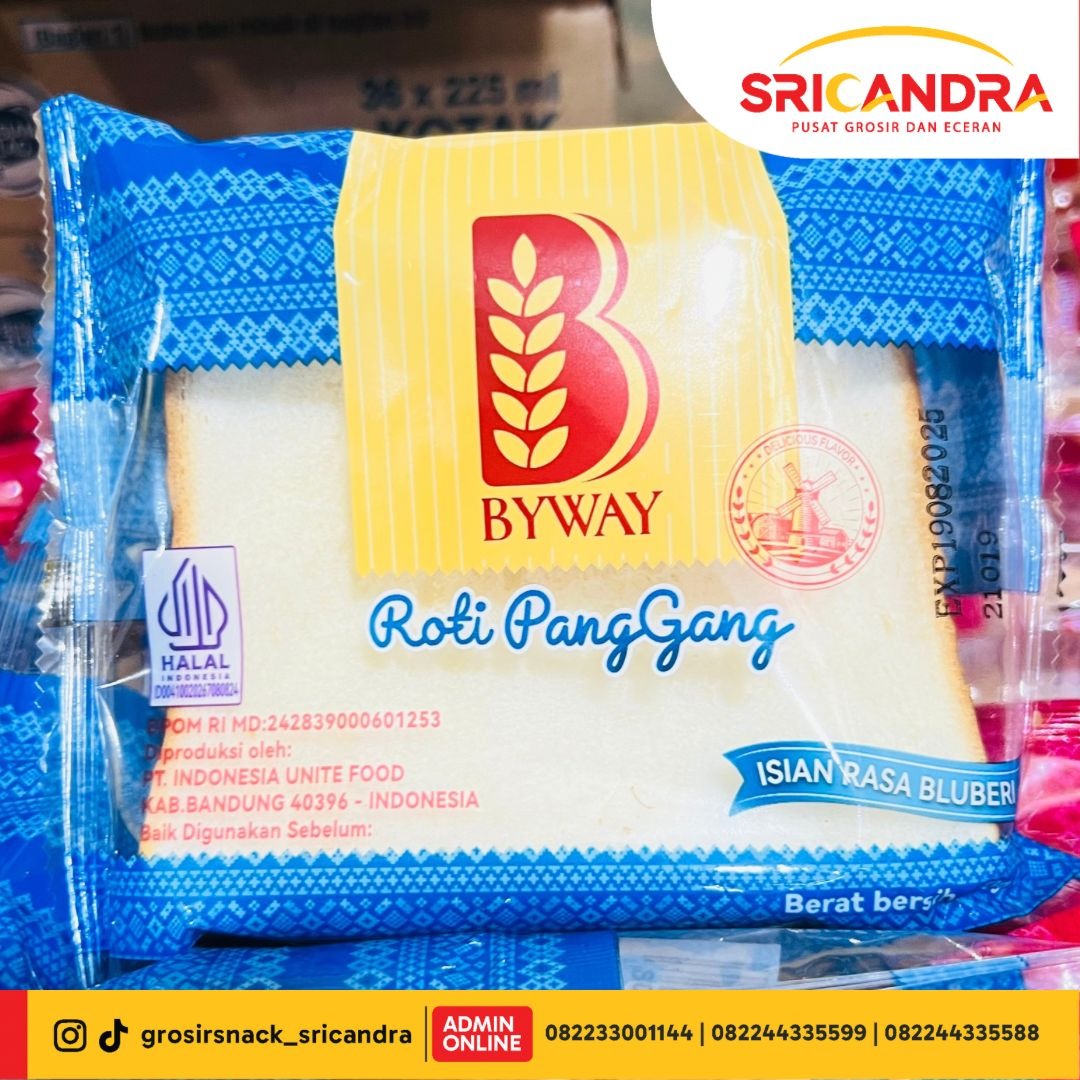 Byway Roti Panggang Blueberry 60gr