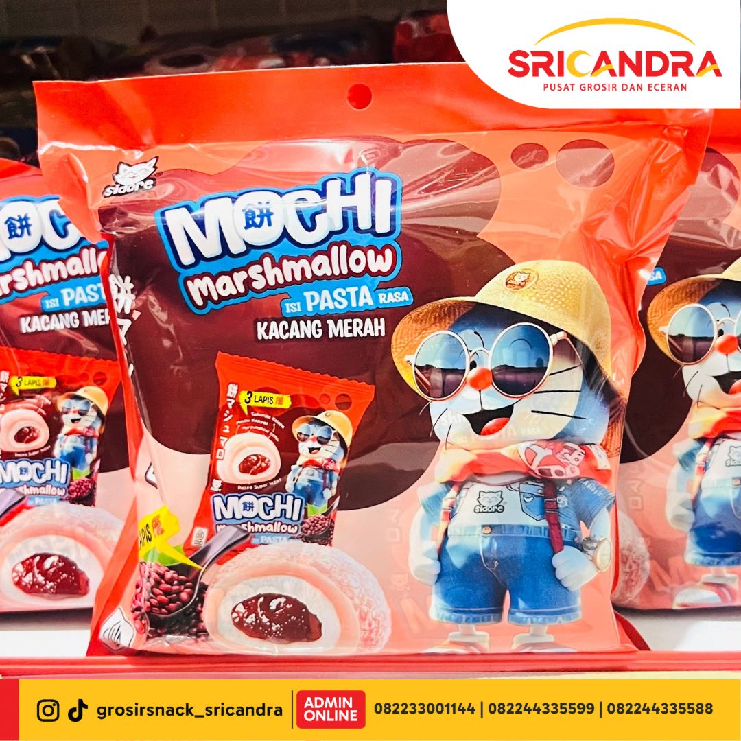 Mochi Marshmallow 25gr Kacang Merah
