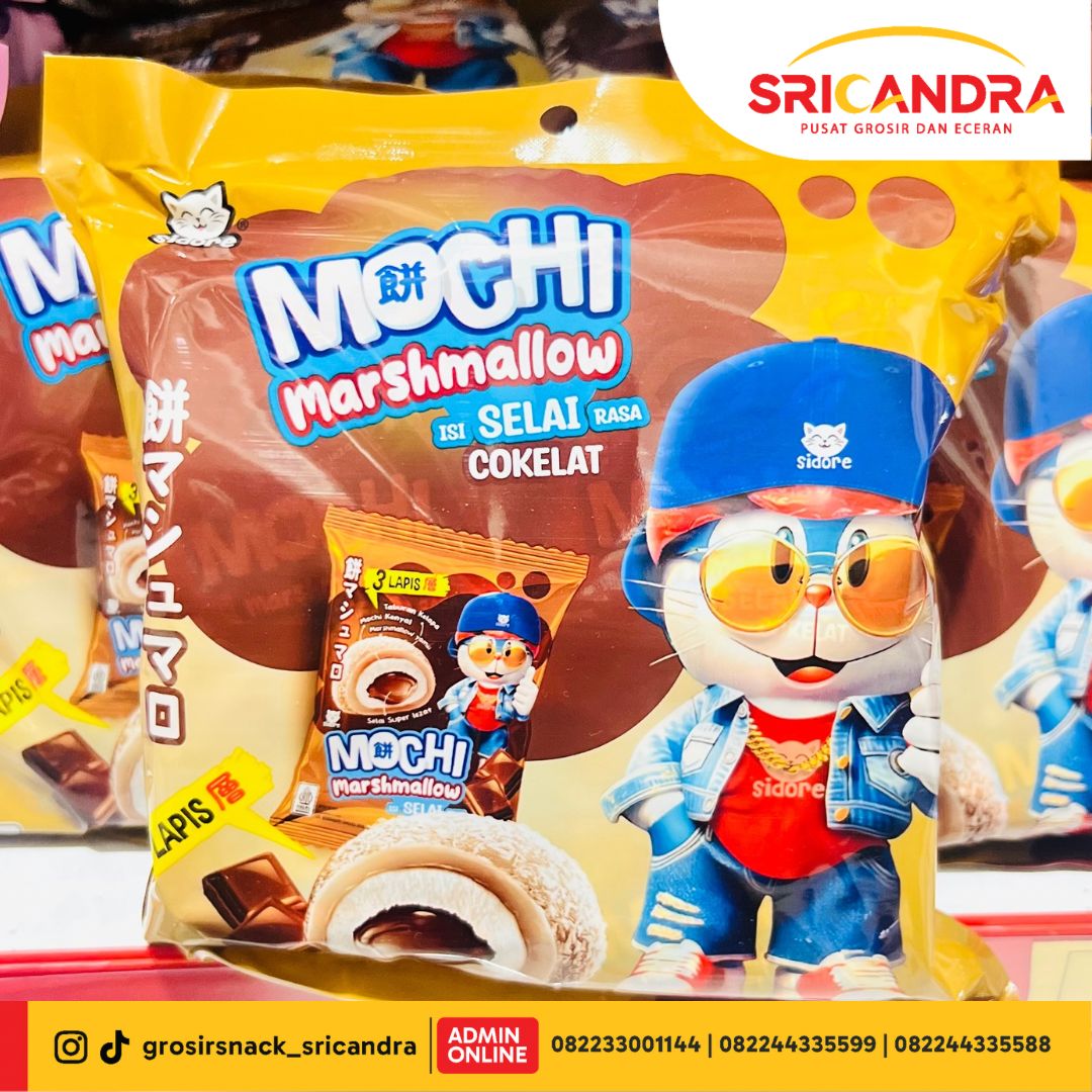Mochi Marshmallow 25gr Coklat