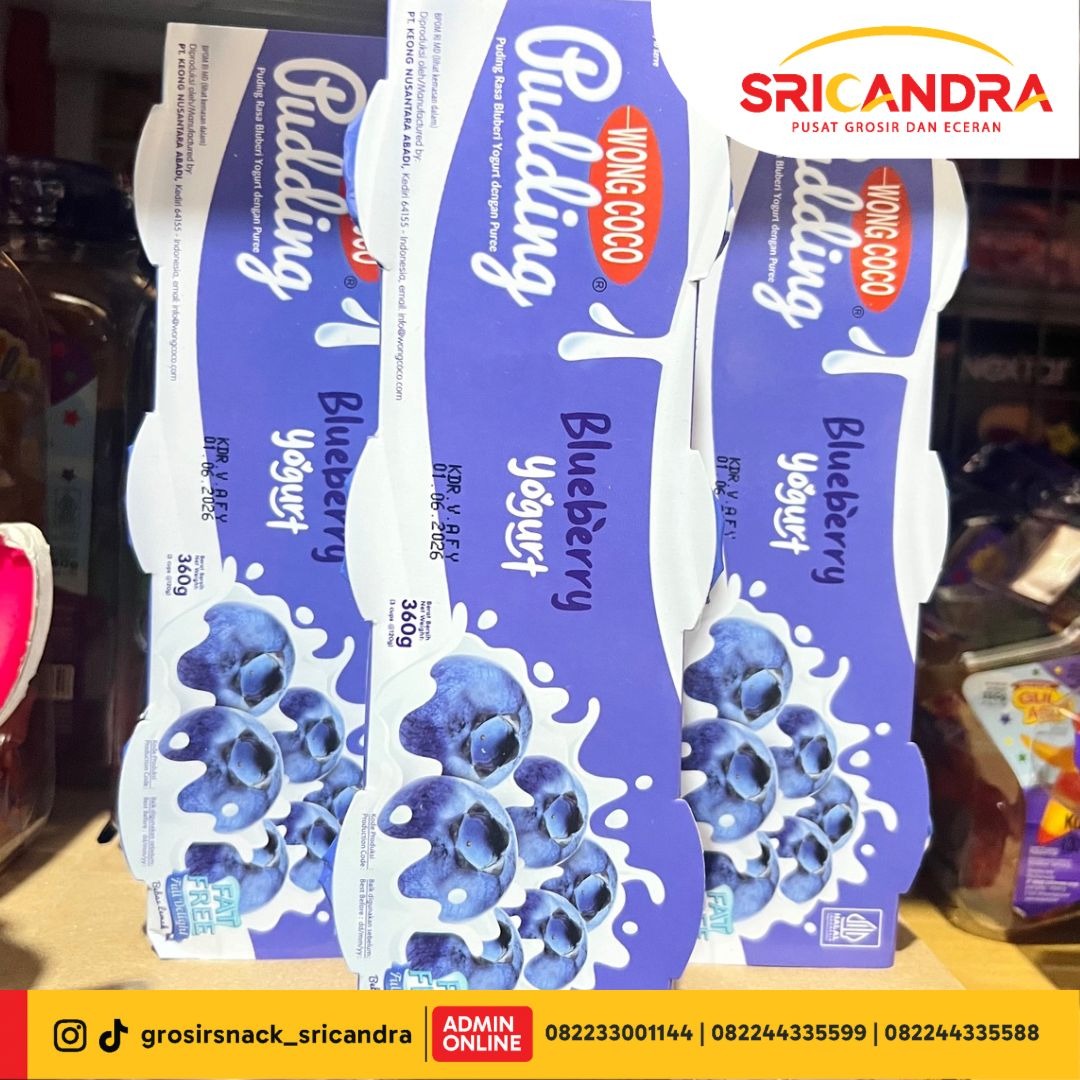 Wongcoco Pudding Blueberry 360gr