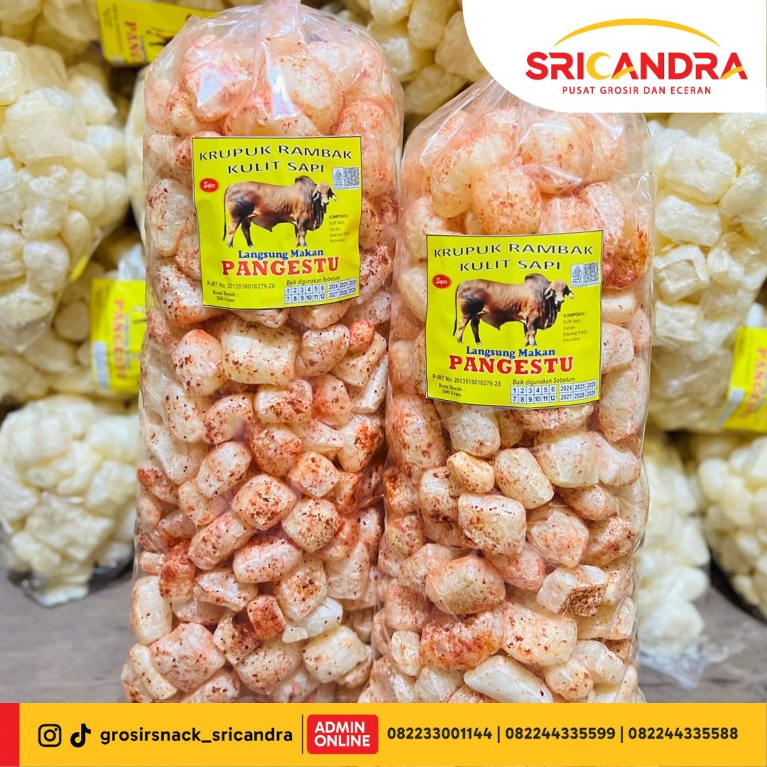 Pangestu Rambak Kotak Pedas Dj 500gr